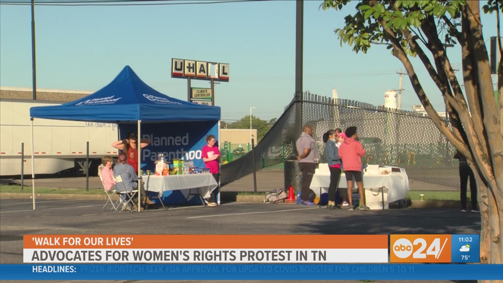 This extended protest will start in Memphis and end in Johnson City, TN, allowing activist to have several conversations about abortion rights statewide.