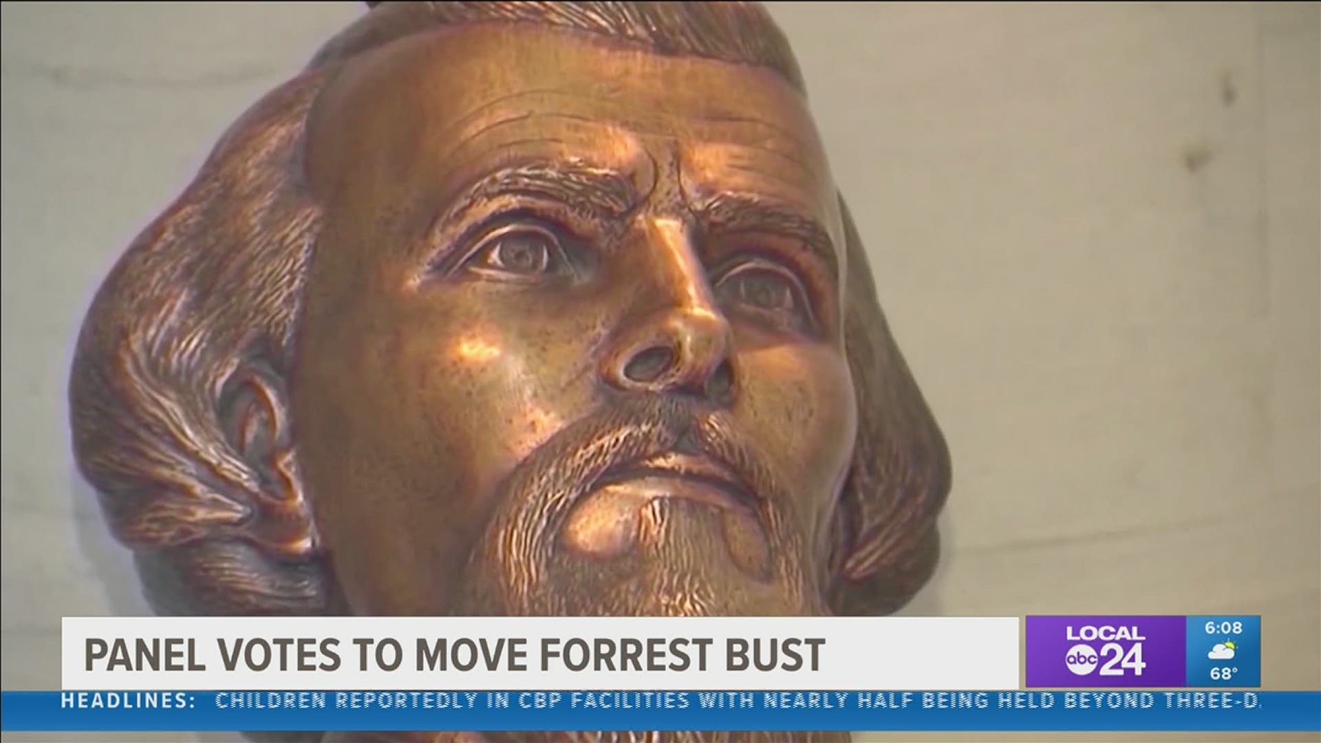 The Tennessee Historical Commission voted 25-1 on Tuesday to move the Nathan Bedford Forrest bust to the Tennessee State Museum.