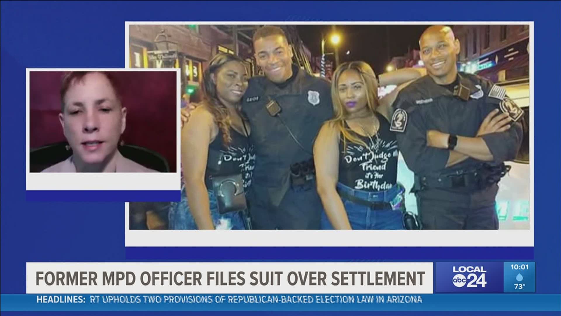 Former MPD officer files lawsuit against the City of Memphis and the Memphis Police Department localmemphis
