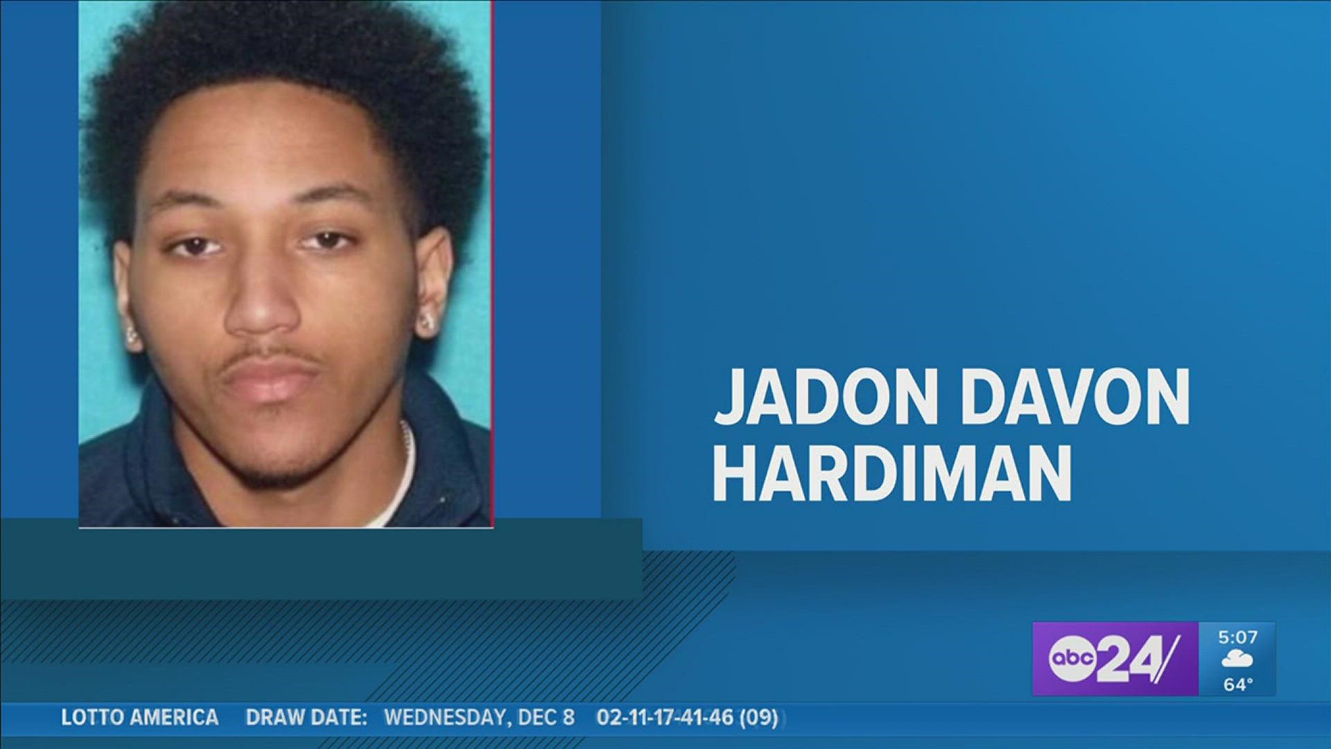 Jadon Davon Hardiman is charged with first-degree murder and more in the shooting that left Justin Pankey dead and two others injured.
