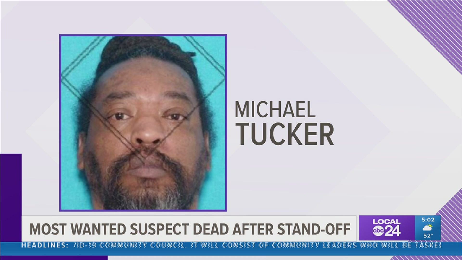 Michael Tucker was on the TBI's Most Wanted list for the March shooting in North Memphis.