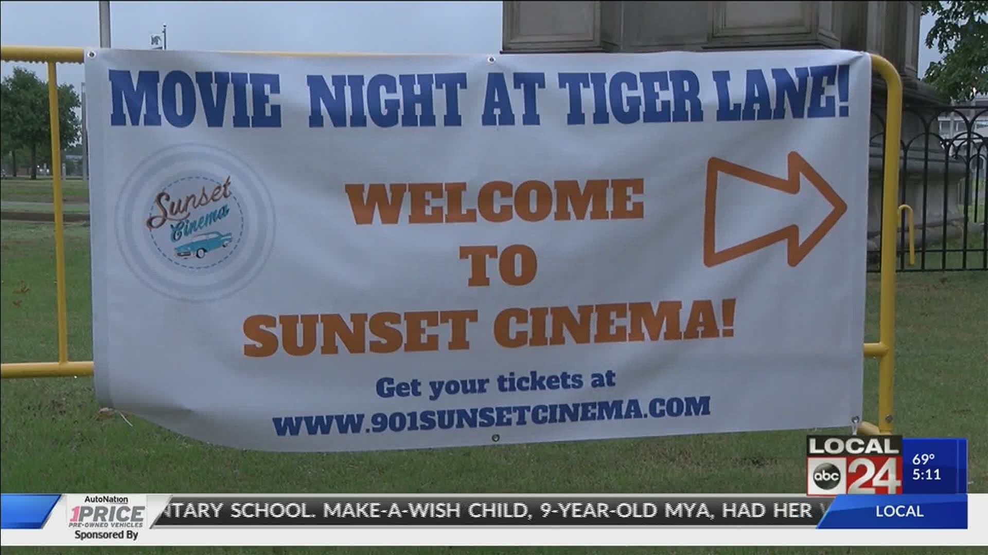 901 Sunset Cinema will provide a drive-in movie experience from outside the Liberty Bowl