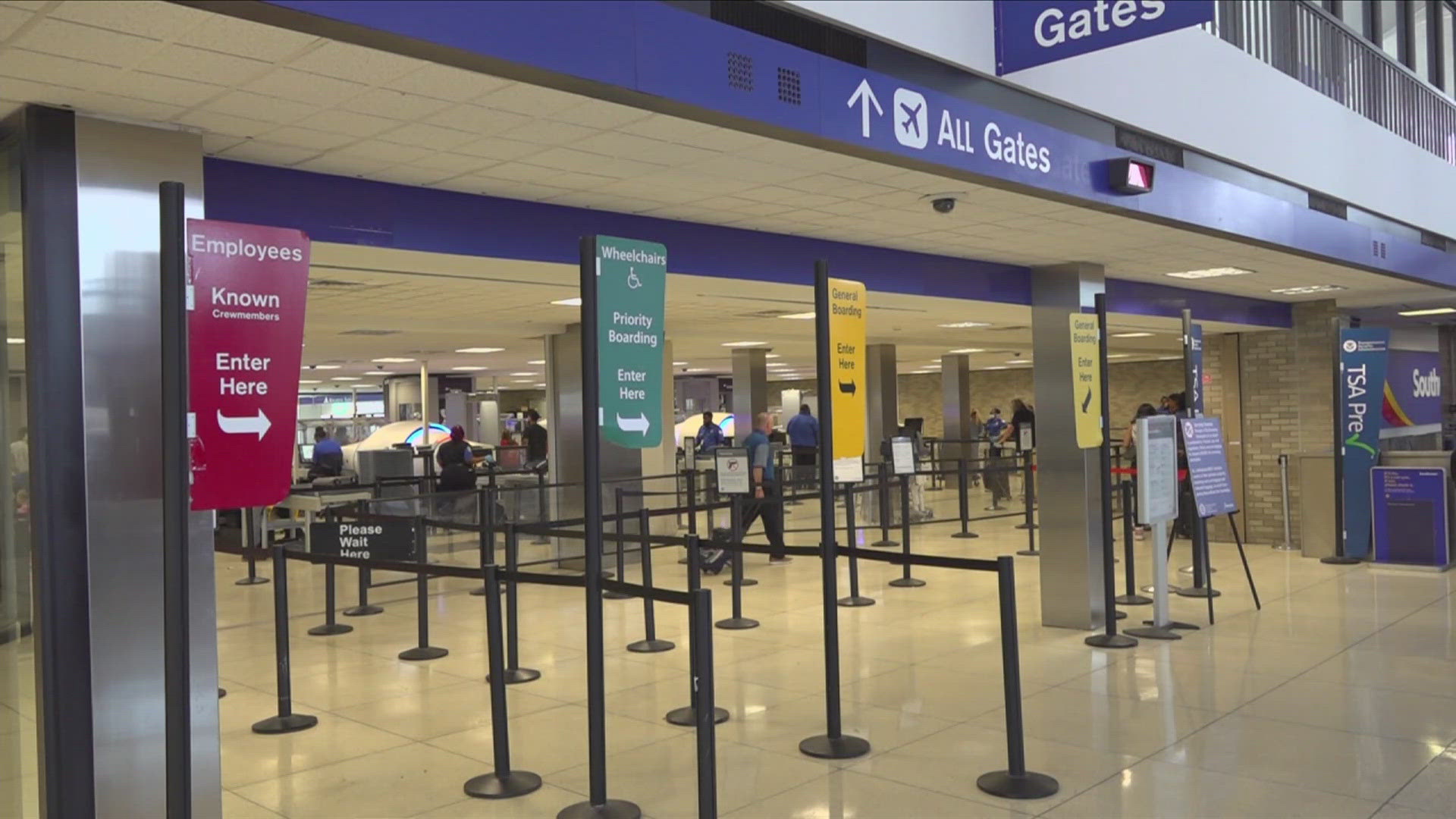 TSA expects more than 100,000 people to come through Memphis International Airport during the 4th of July travel period.