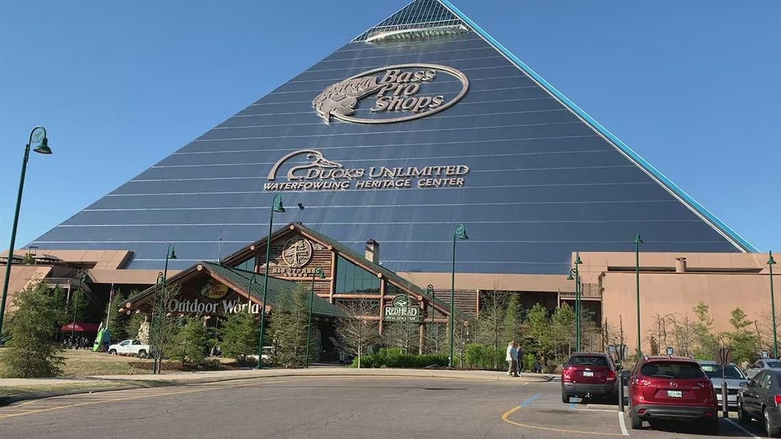 Inside the new Bass Pro Shops at the Pyramid in Memphis