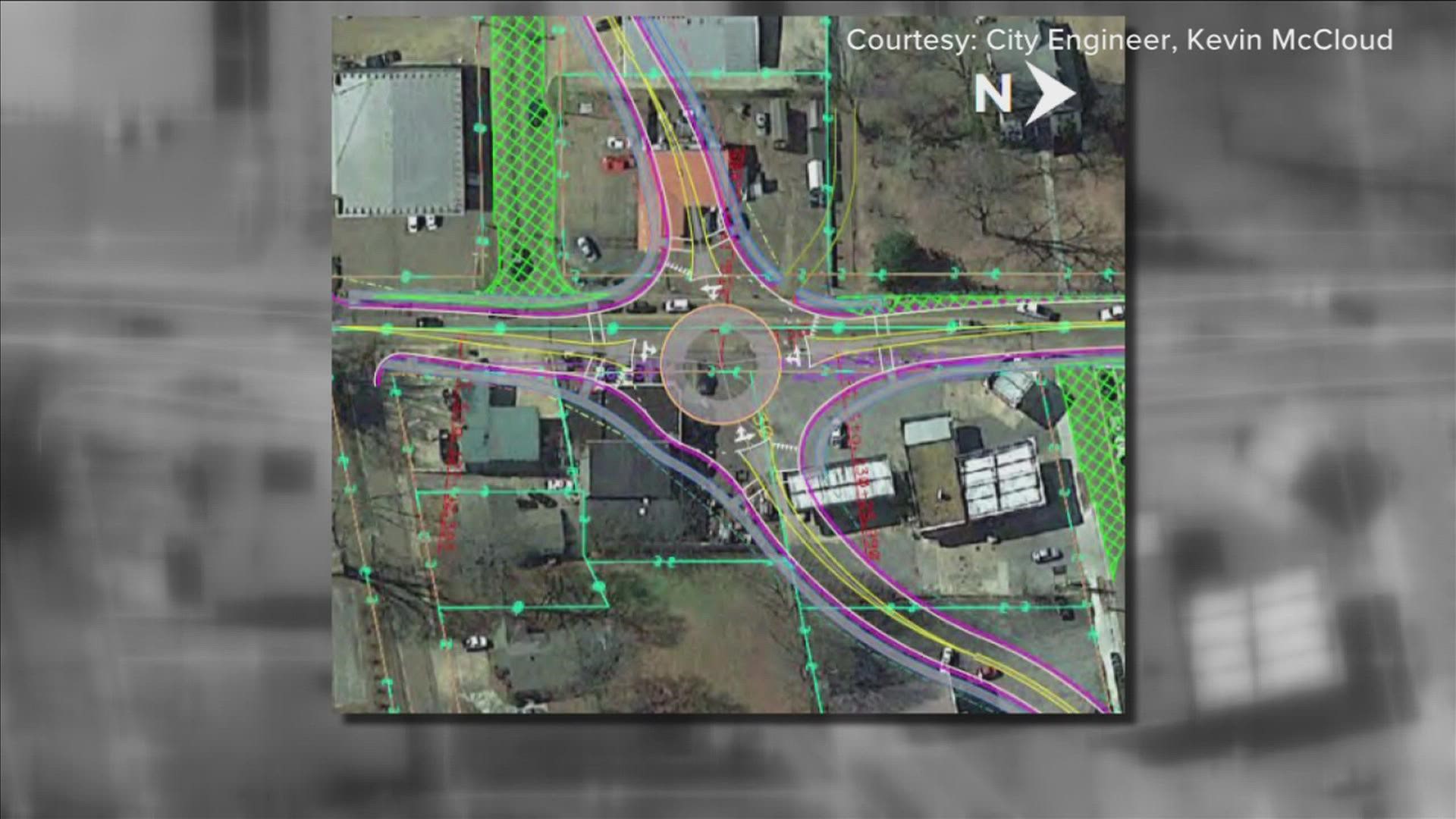 The city is getting two new roundabouts on Main Street paid for by the state.