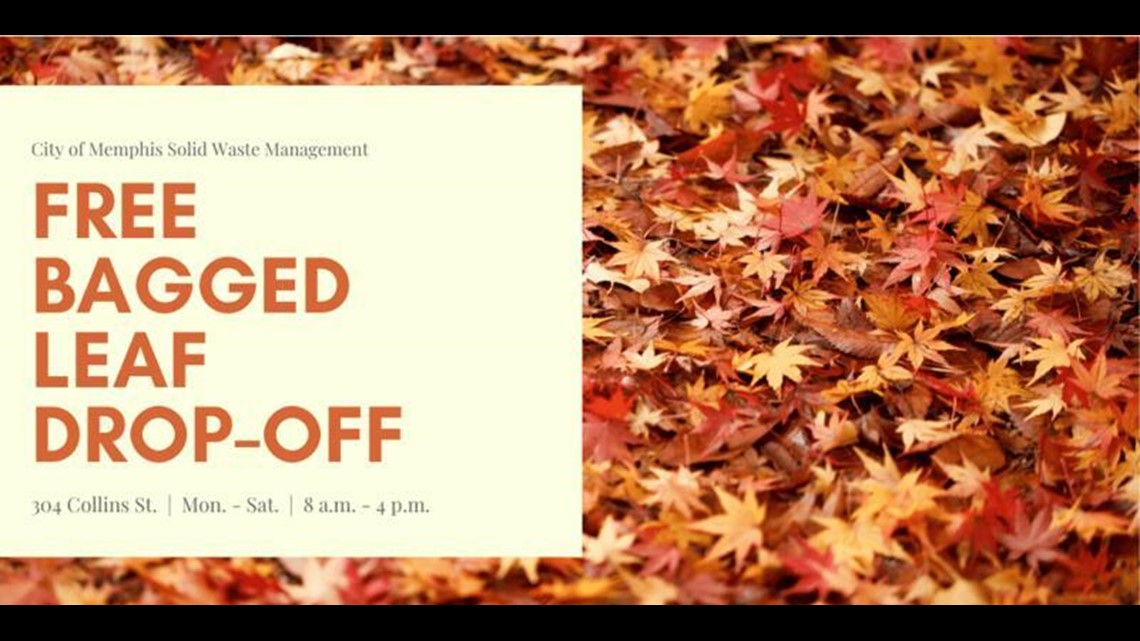 Free dropoff for bagged leaves offered for Memphis residents
