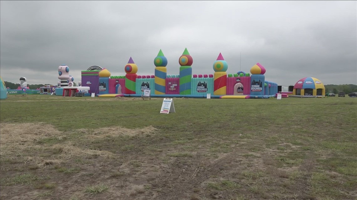 Jump for Joy at the 'World's Largest Bounce House' at Shelby Farms