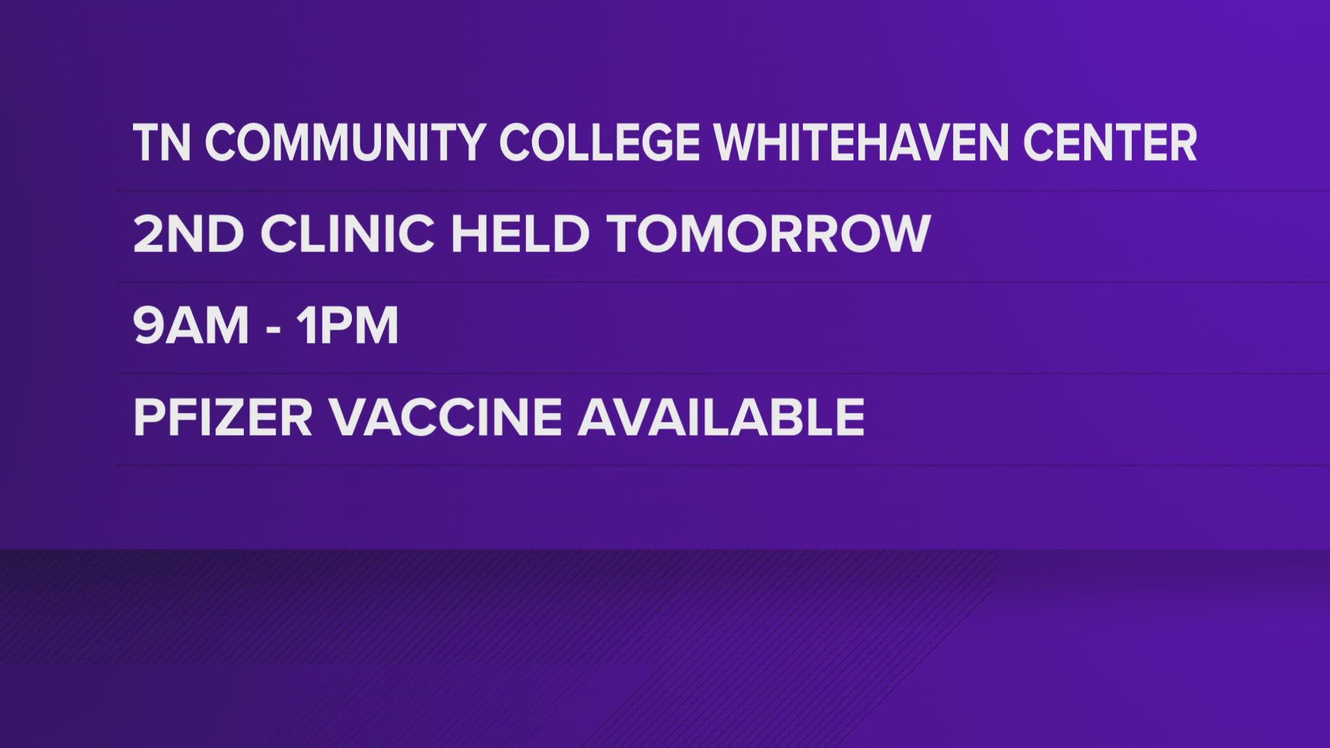 Events are being held Saturday and Sunday in Memphis to help folks get the COVID-19 vaccine if they still need it.