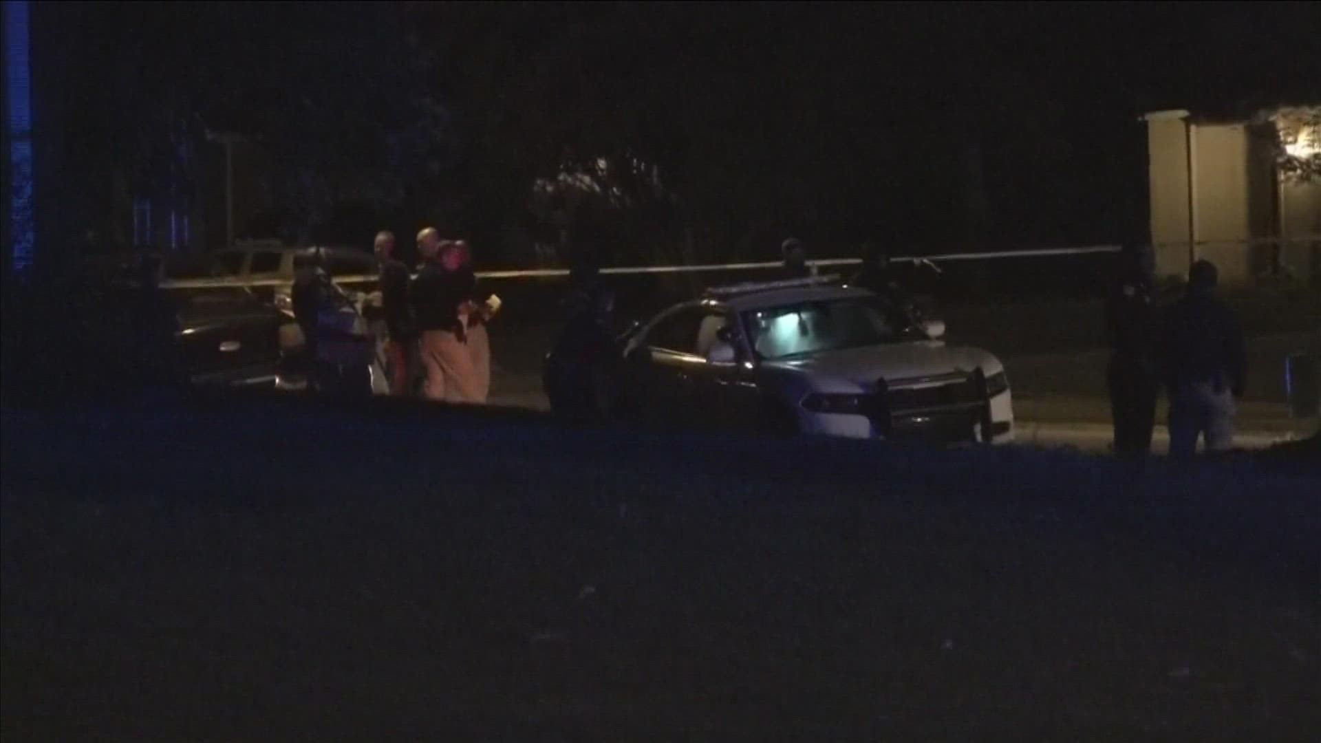 Police said they responded to the shooting on Whisper Valley Drive at 7:08 p.m.