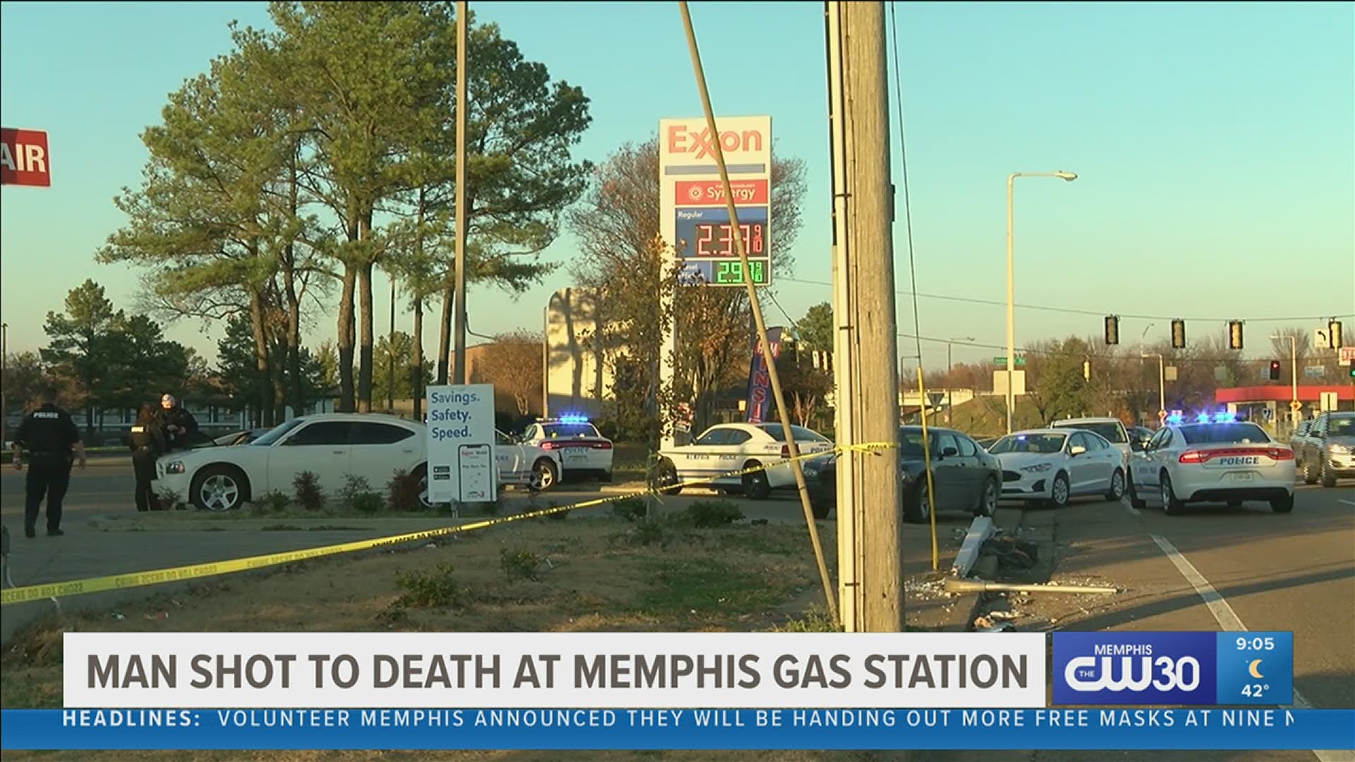 1 dead, another injured after shooting at Memphis gas station