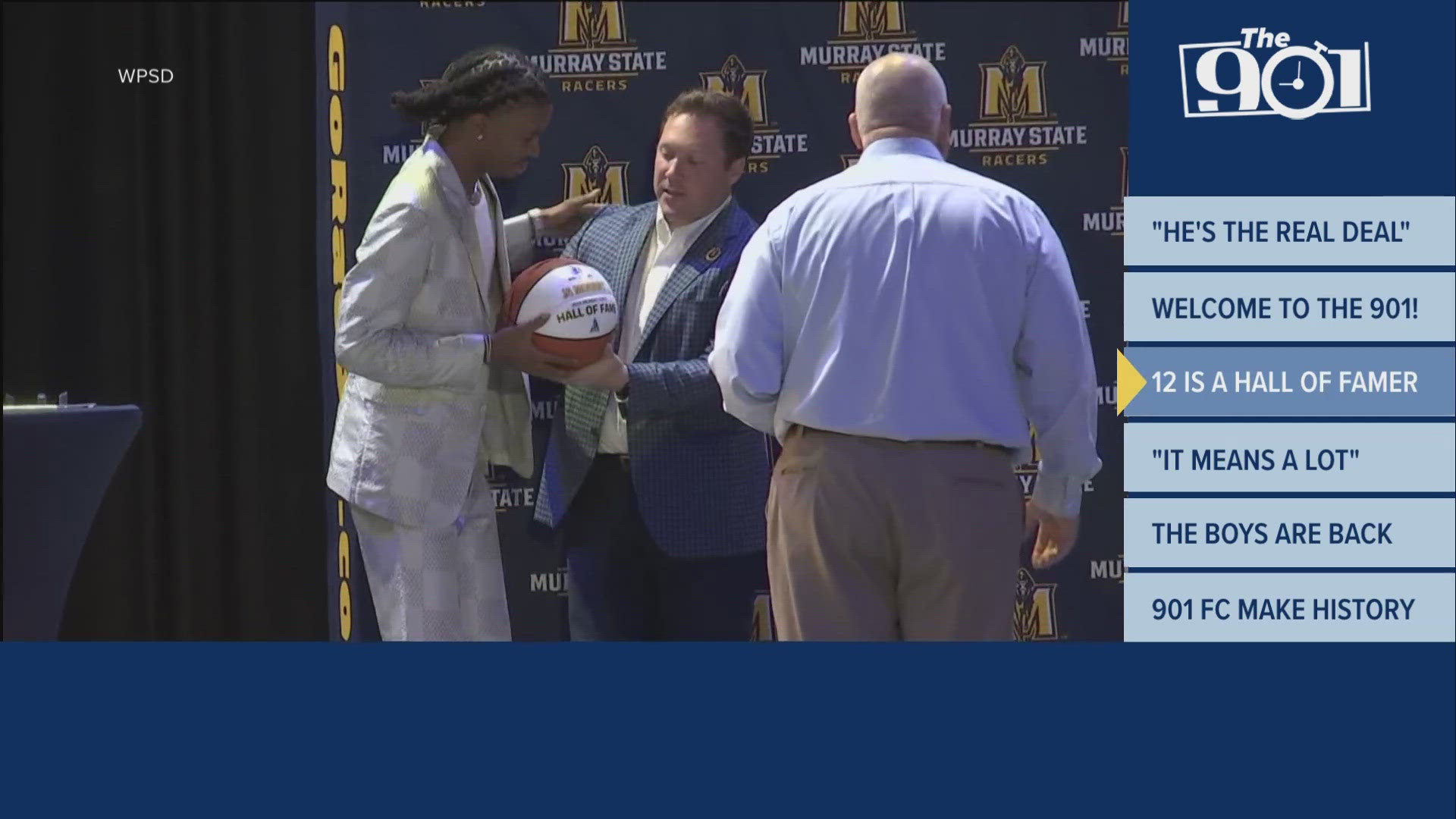 In front of a packed house and Memphis Grizzlies head coach Taylor Jenkins and general manager Zach Kleiman, the point guard was honored by his alma mater.