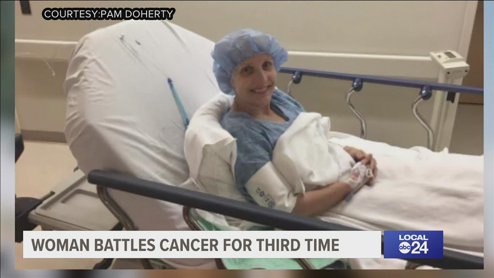 Marion, Arkansas mother Pam Doherty is battling cancer for the third time.