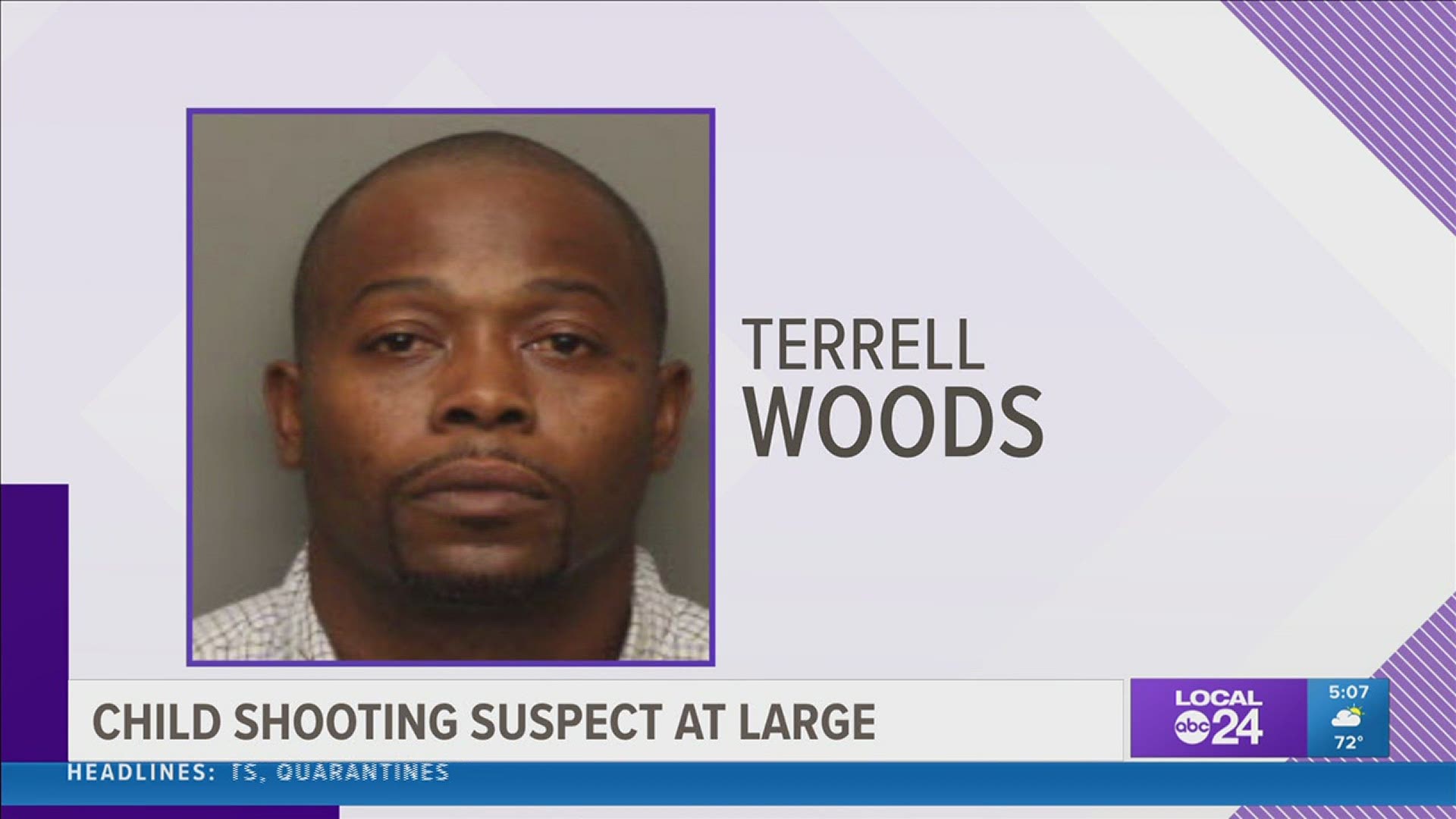 If you know the whereabouts of Terrell Woods, you are asked to call Crime Stoppers at 901-528-CASH.