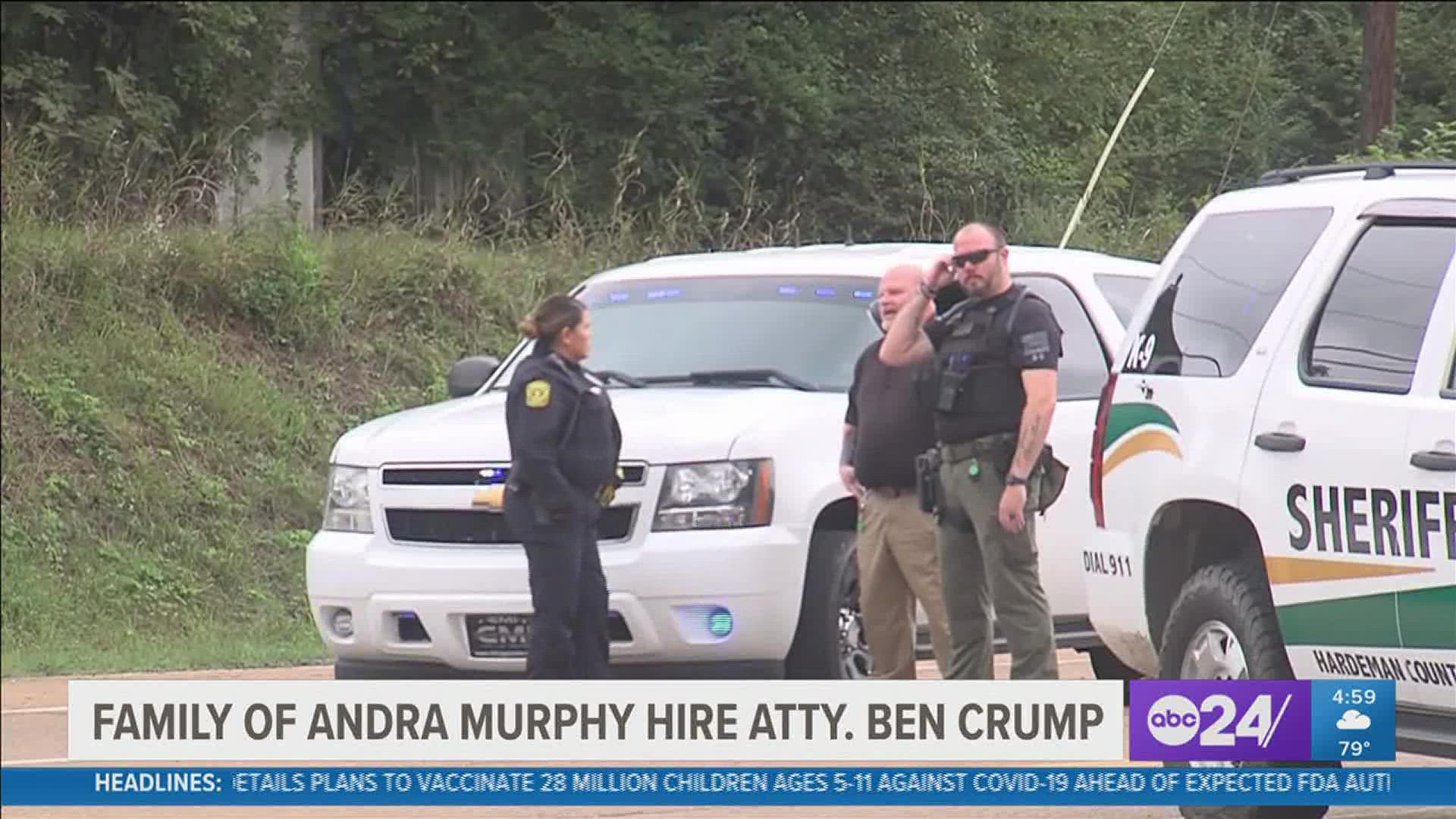 The family of Andra Murphy, shot and killed by police in Bolivar, Tennessee, earlier this month, have hired attorney Ben Crump.