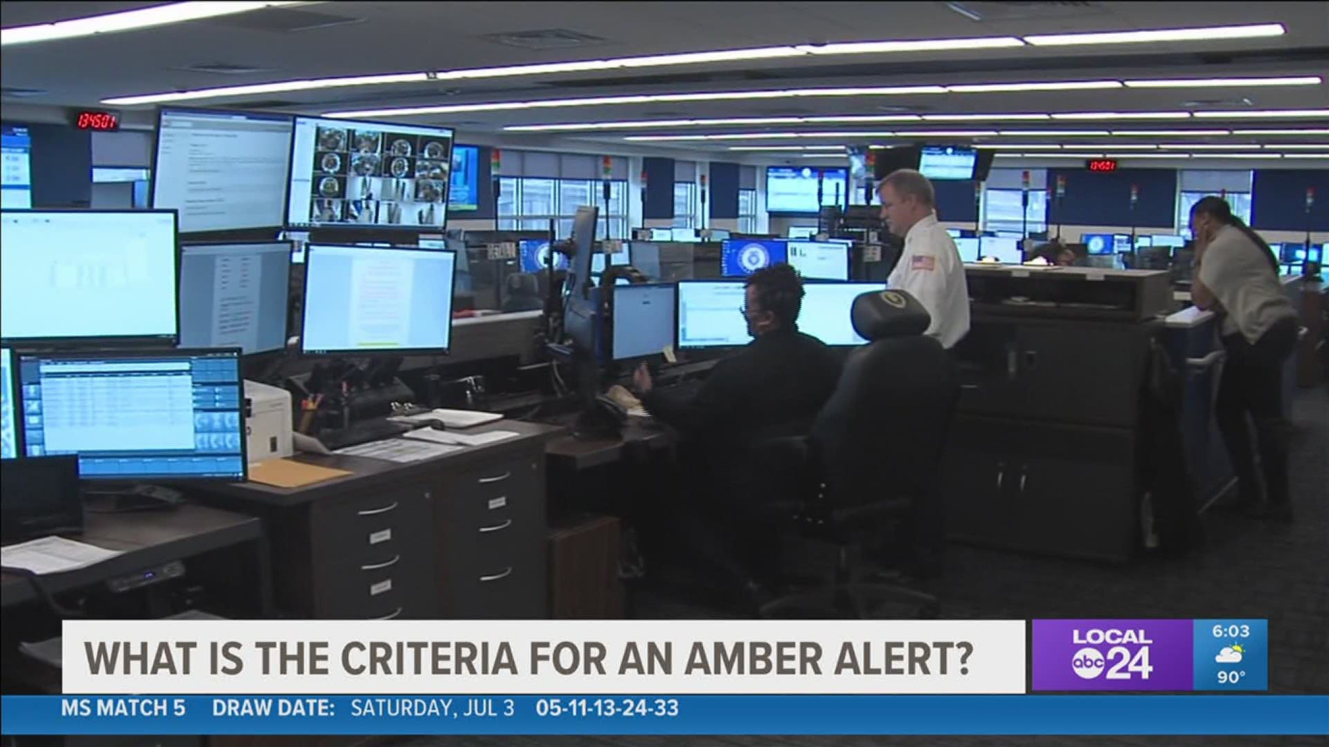 "I'm curious as to what is the criteria for Amber Alerts. I see stories of missing kids on the local news that we never receive Amber Alerts for, please explain."
