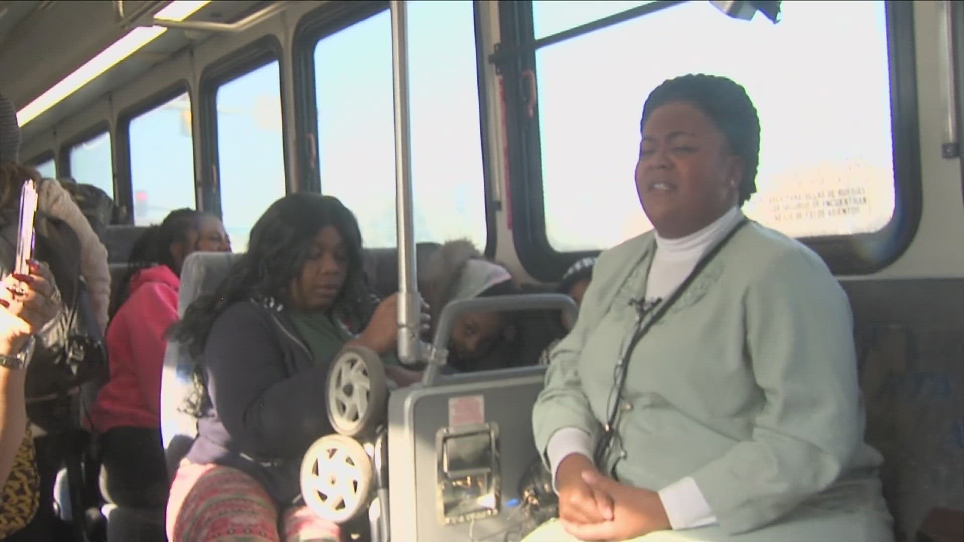 Memphis Area Transit Authority honors Rosa Parks in performance through the city of Memphis.