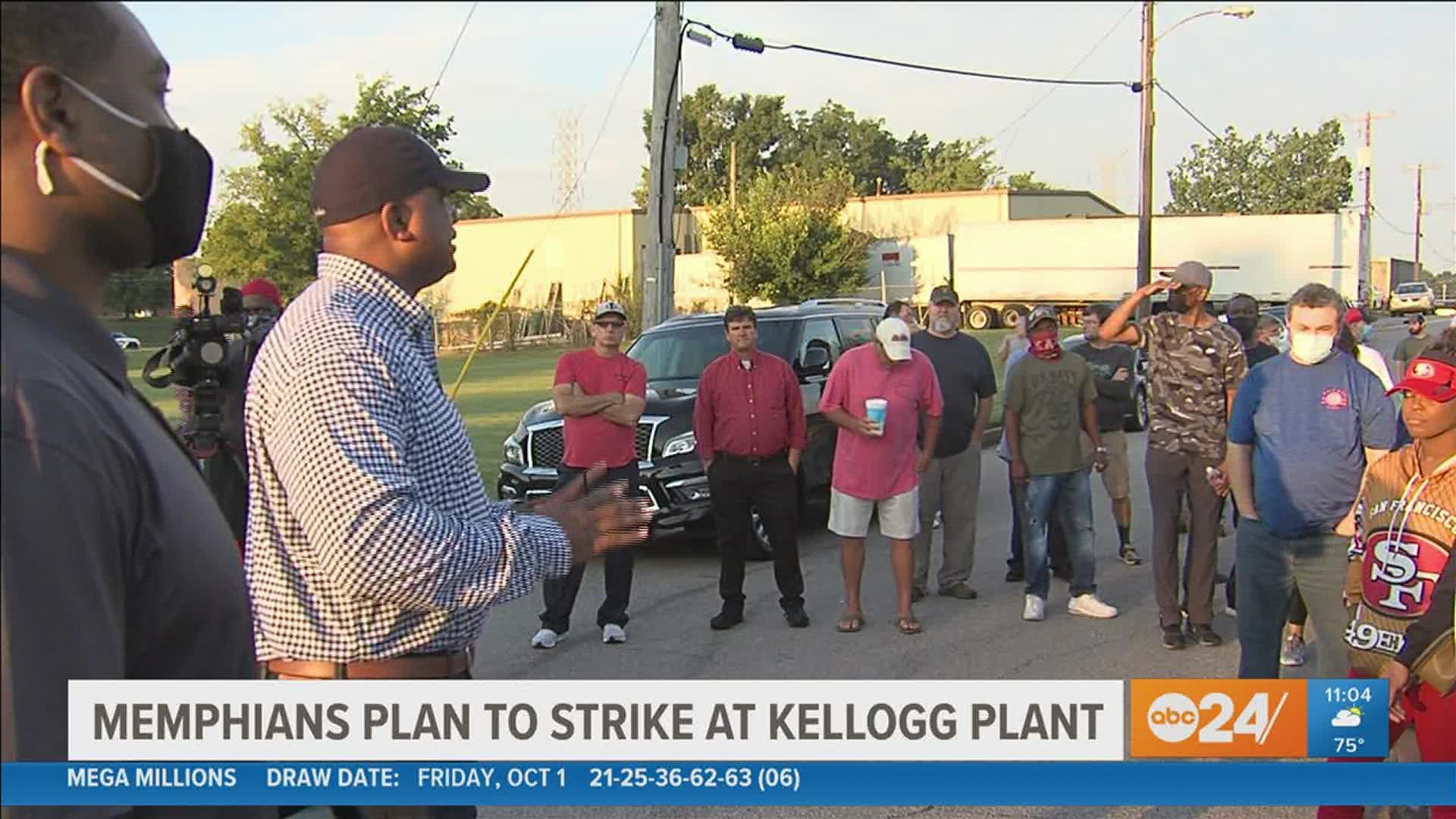 Kellogg’s workers in Memphis joined the strike with plants in Nebraska, Michigan, and Pennsylvania.