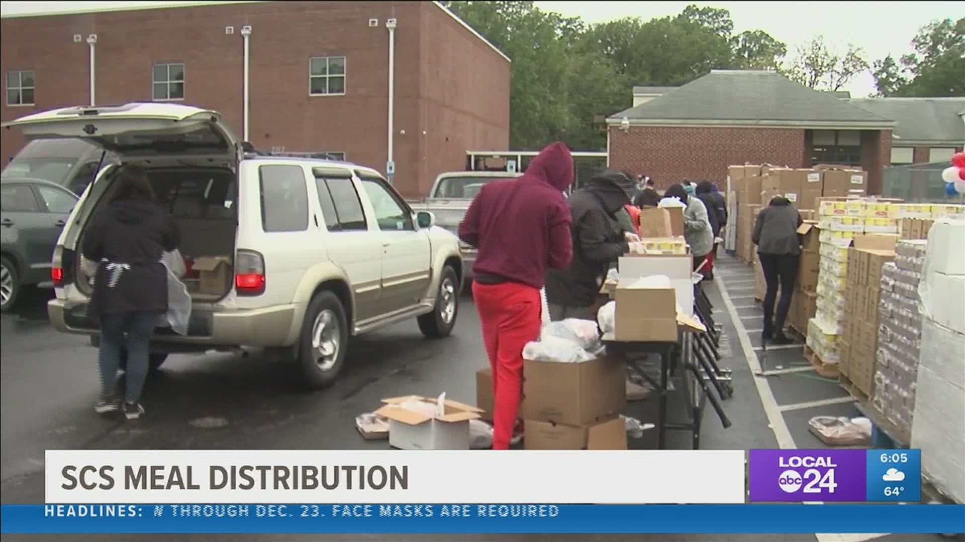 “Shelby County Schools is still open. We’re still providing bulk meal distributions every Thursday and Friday,” said Genard Phillips, SCS Chief of Business Operation