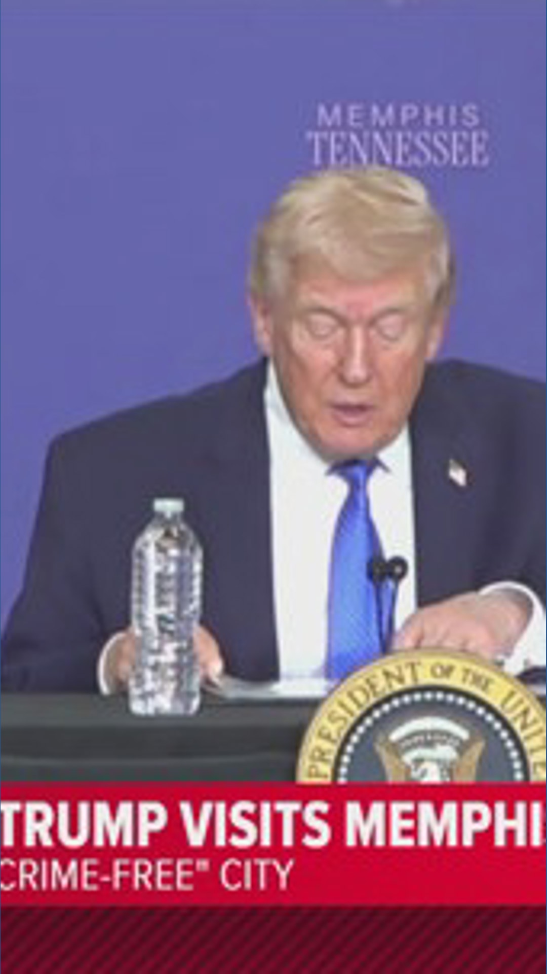 Trump in Memphis: Memphis Safe Task Force roundtable remarks from ...