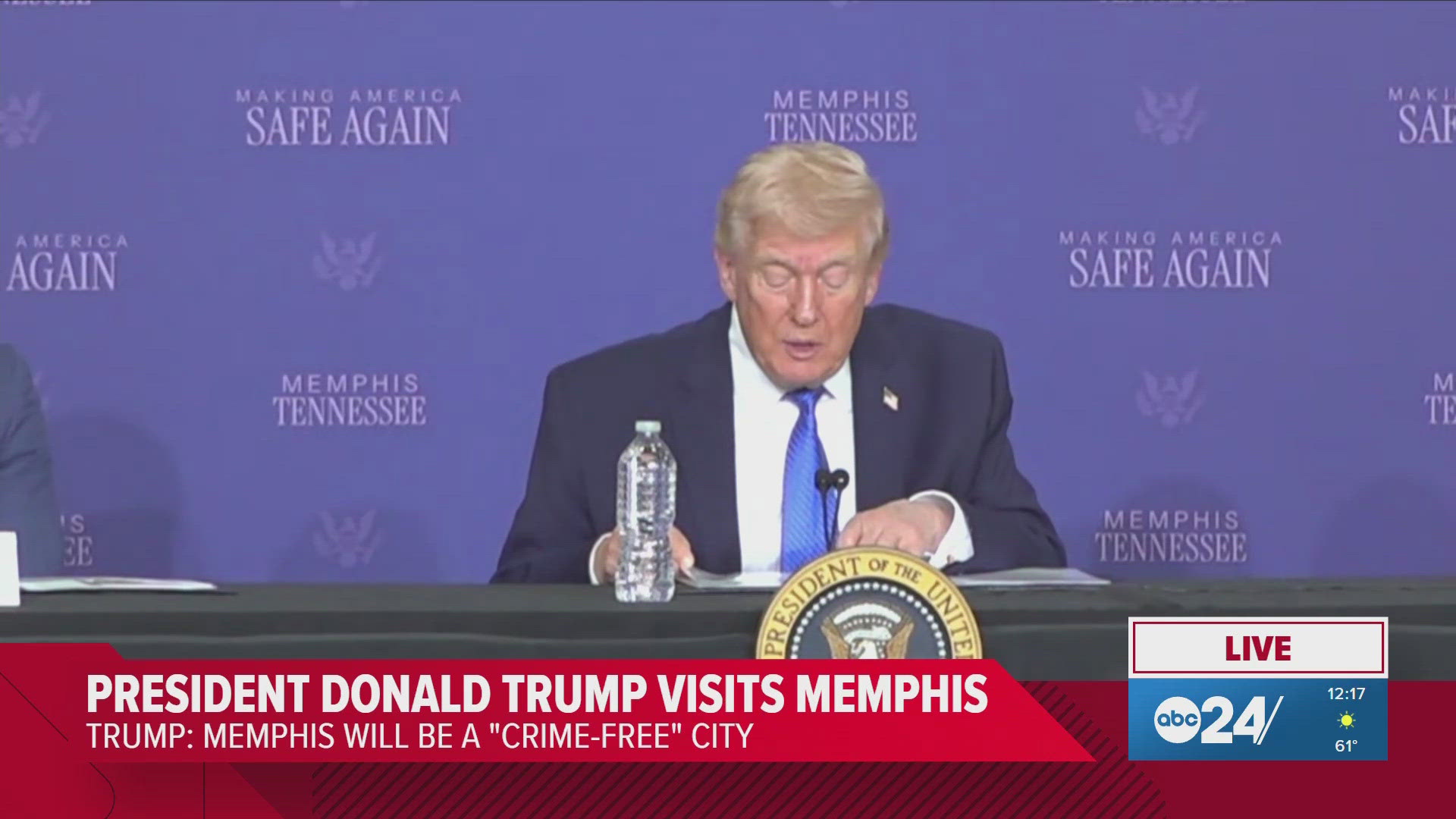 Trump in Memphis: Memphis Safe Task Force roundtable remarks from ...