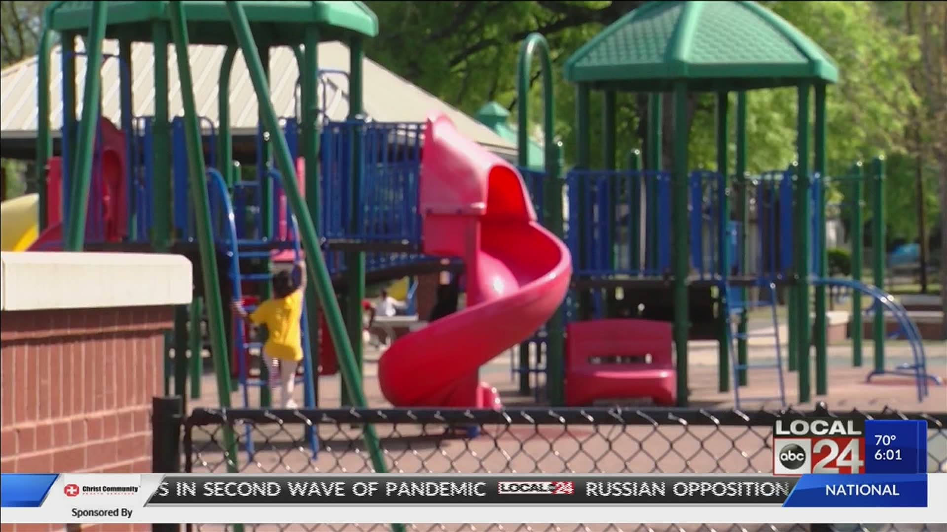 For the first time in six months, children will be allowed to play on playgrounds.