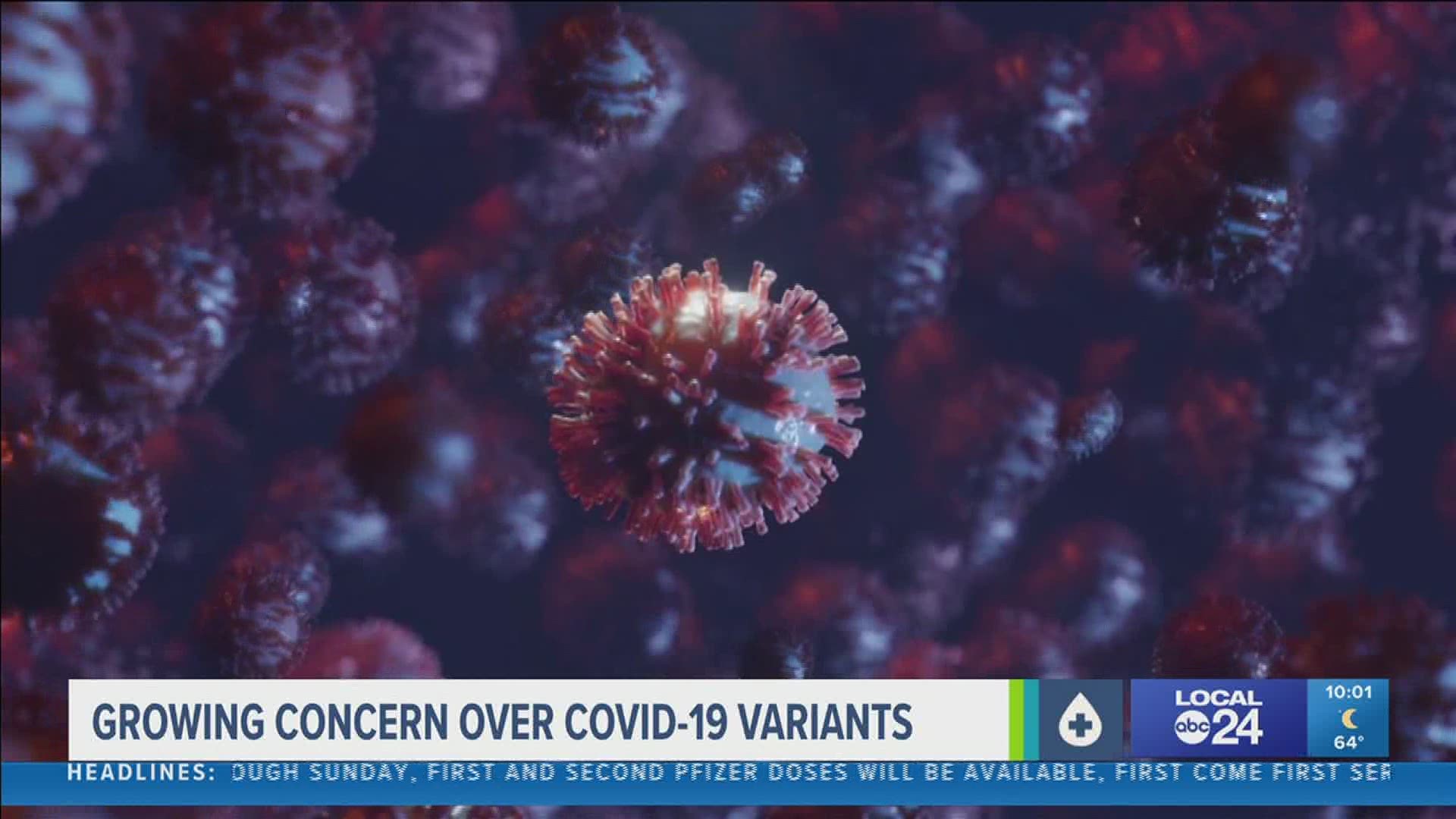 “The B.1.1.7 variant of COVID-19 has found to be more contagious and more effective. That’s what’s being more worrisome,” said Dr. Kimberly Brown.