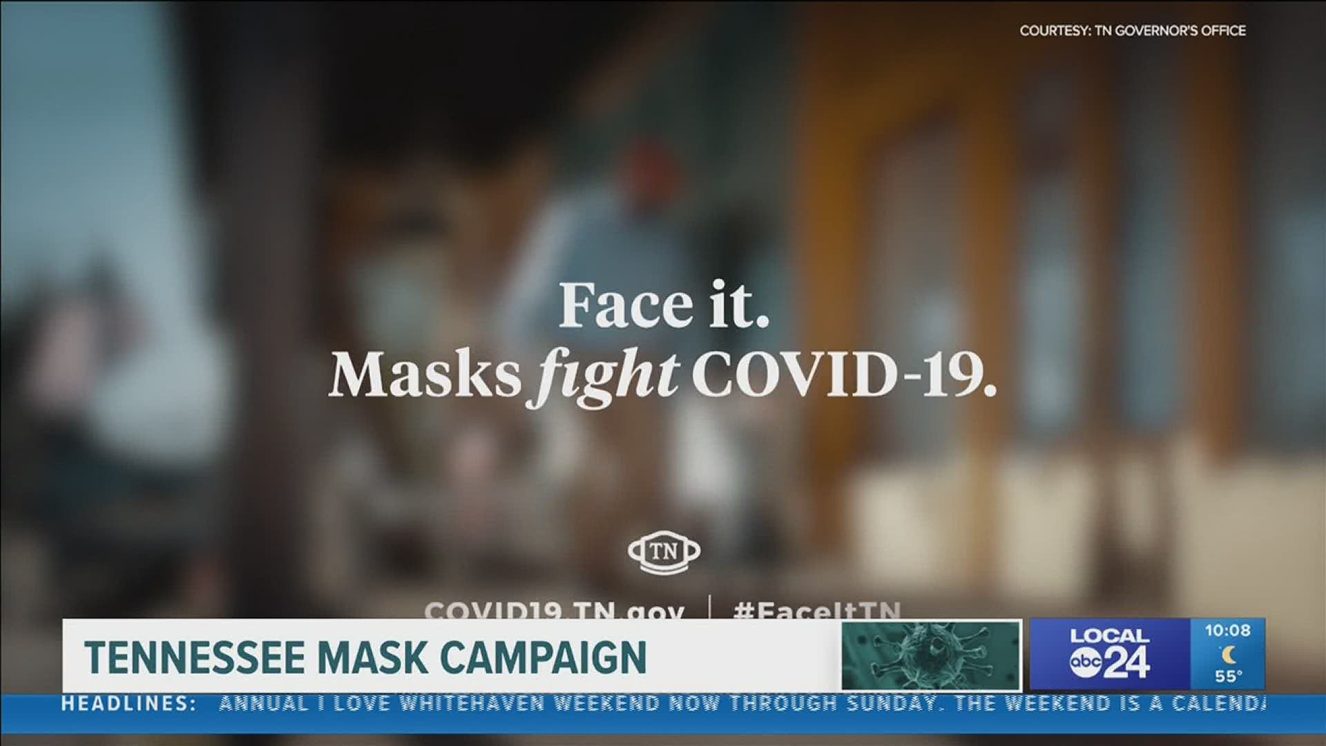 The latest addition to the "Face It, Masks Fight COVID-19" campaign is out.