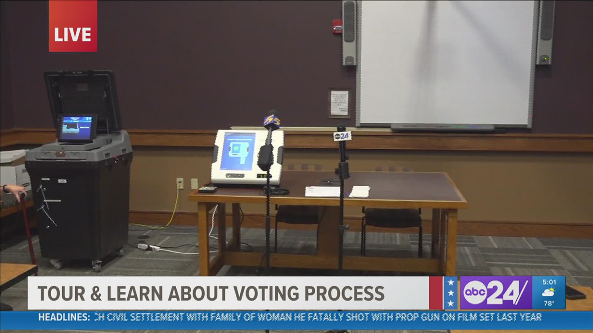 Events throughout October will give voters the chance to check out the new machines before the Nov. 8 election.