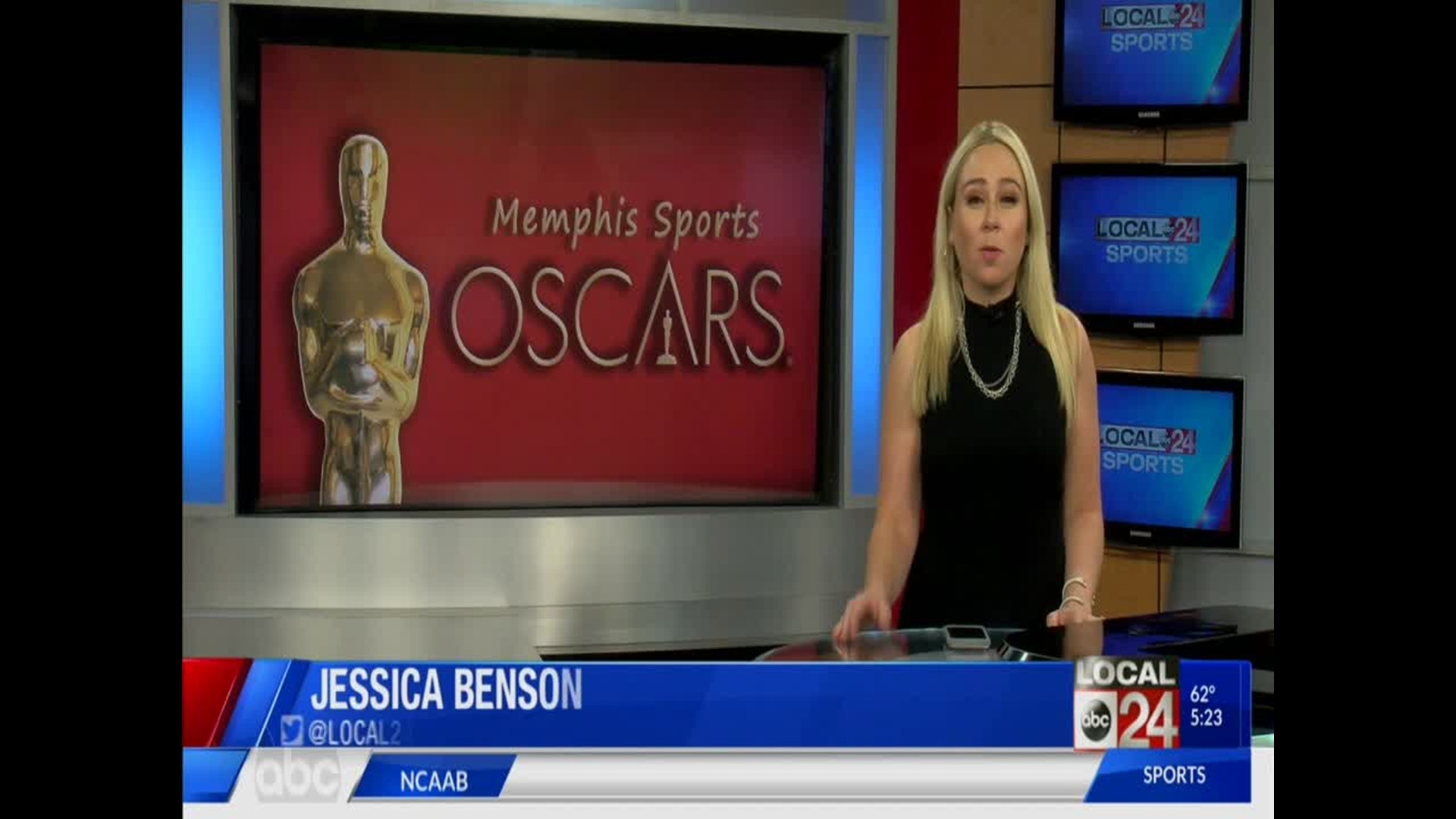 Local 24 Sports' Jessica Benson gives out some awards (in honor of Oscar night)