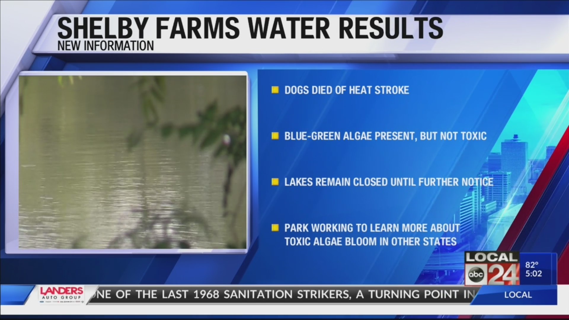 Shelby Farms Park releases results of recent water testing and cause of death in 2 dogs
