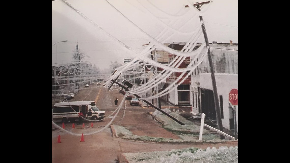 Pictures from the February 1994 ice storm in the MidSouth