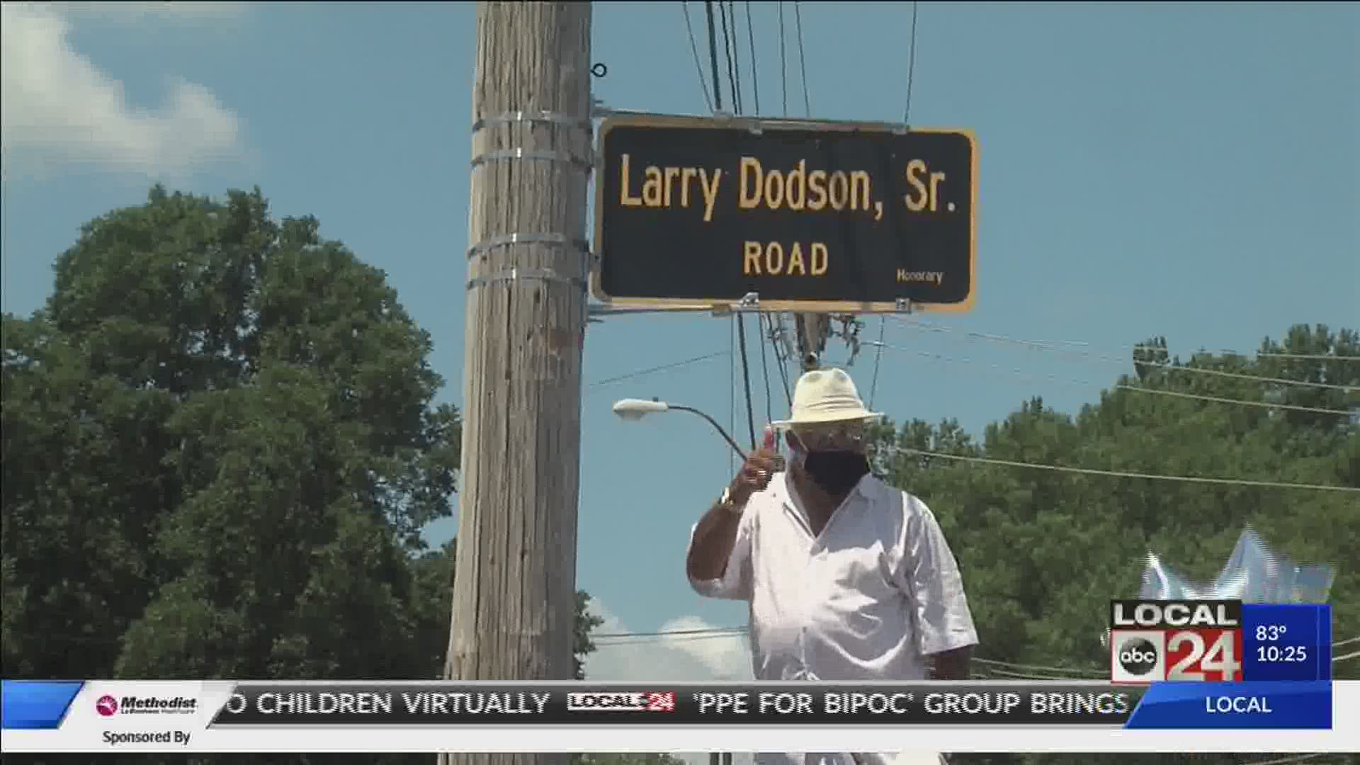 Larry Dodson Way was unveiled Friday in Whitehaven