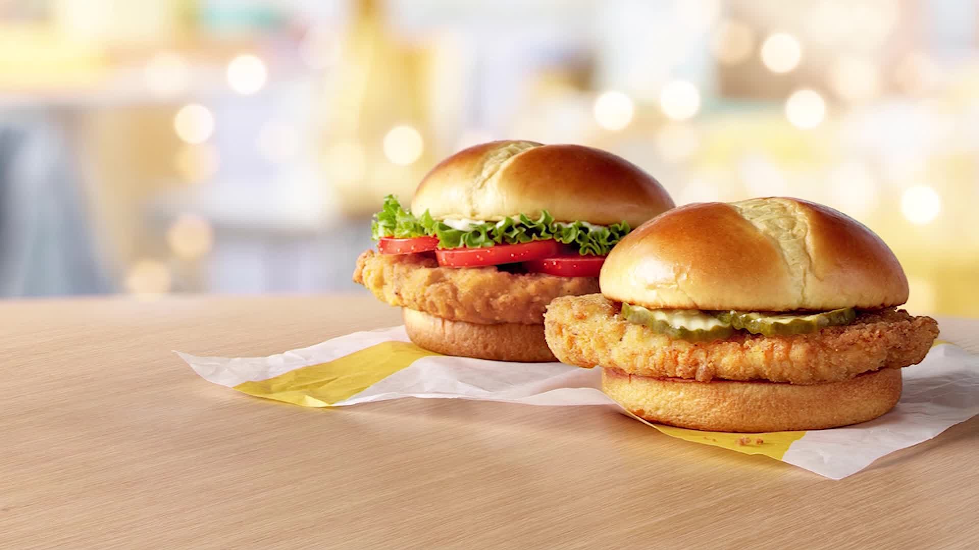 McDonald's testing out a fried chicken sandwich