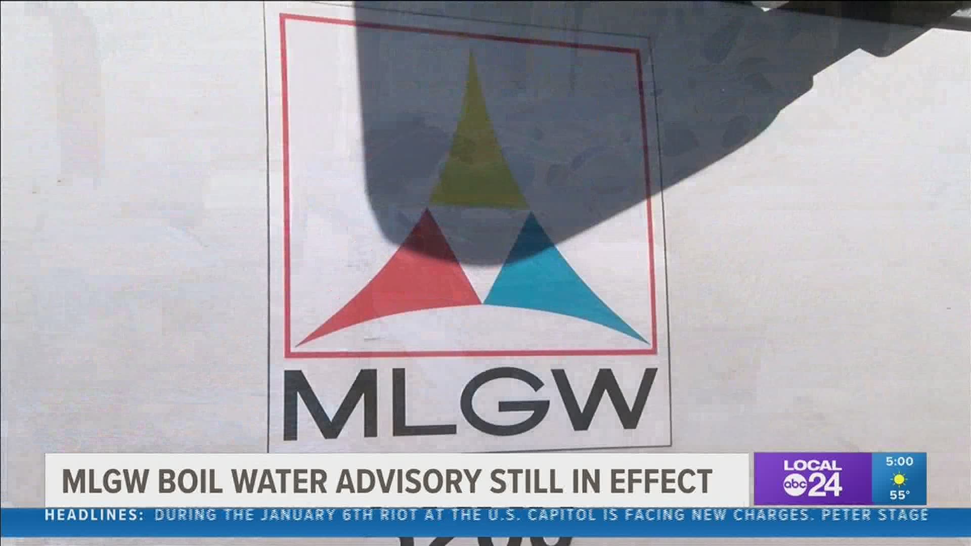 Local 24 News’ Brad Broders has the latest on the boil water advisory for MLGW customers in Memphis and Shelby County.