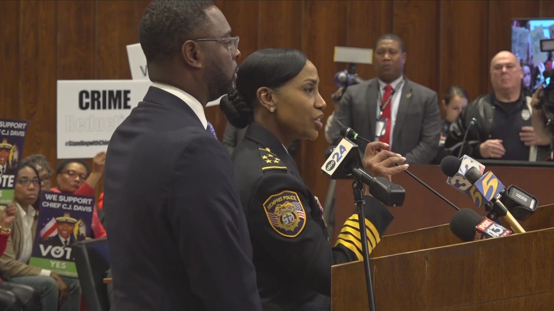 “We want to see if Chief Davis can rebuild trust in the community," Memphis City Council Chairman JB Smiley said.