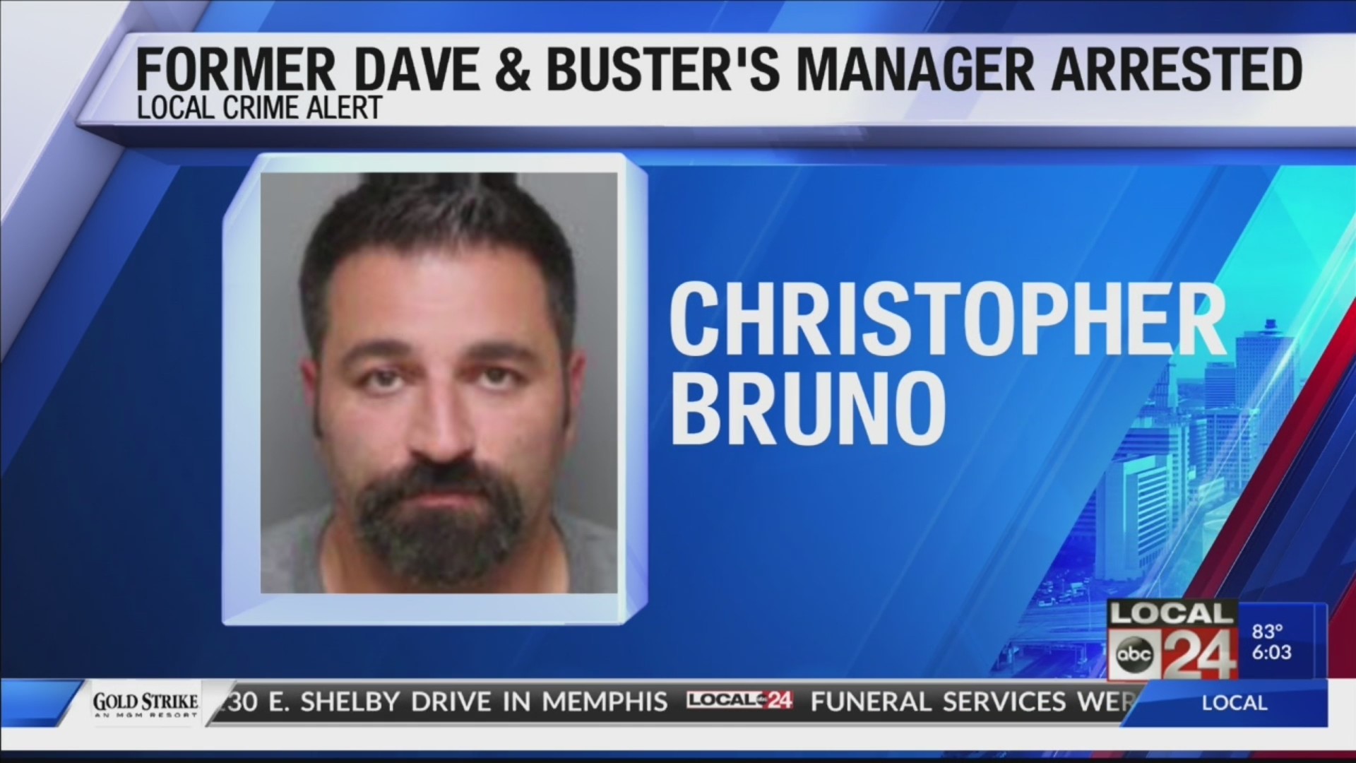 Former Dave & Buster's General Manager charged with stealing more than $140,000 from business