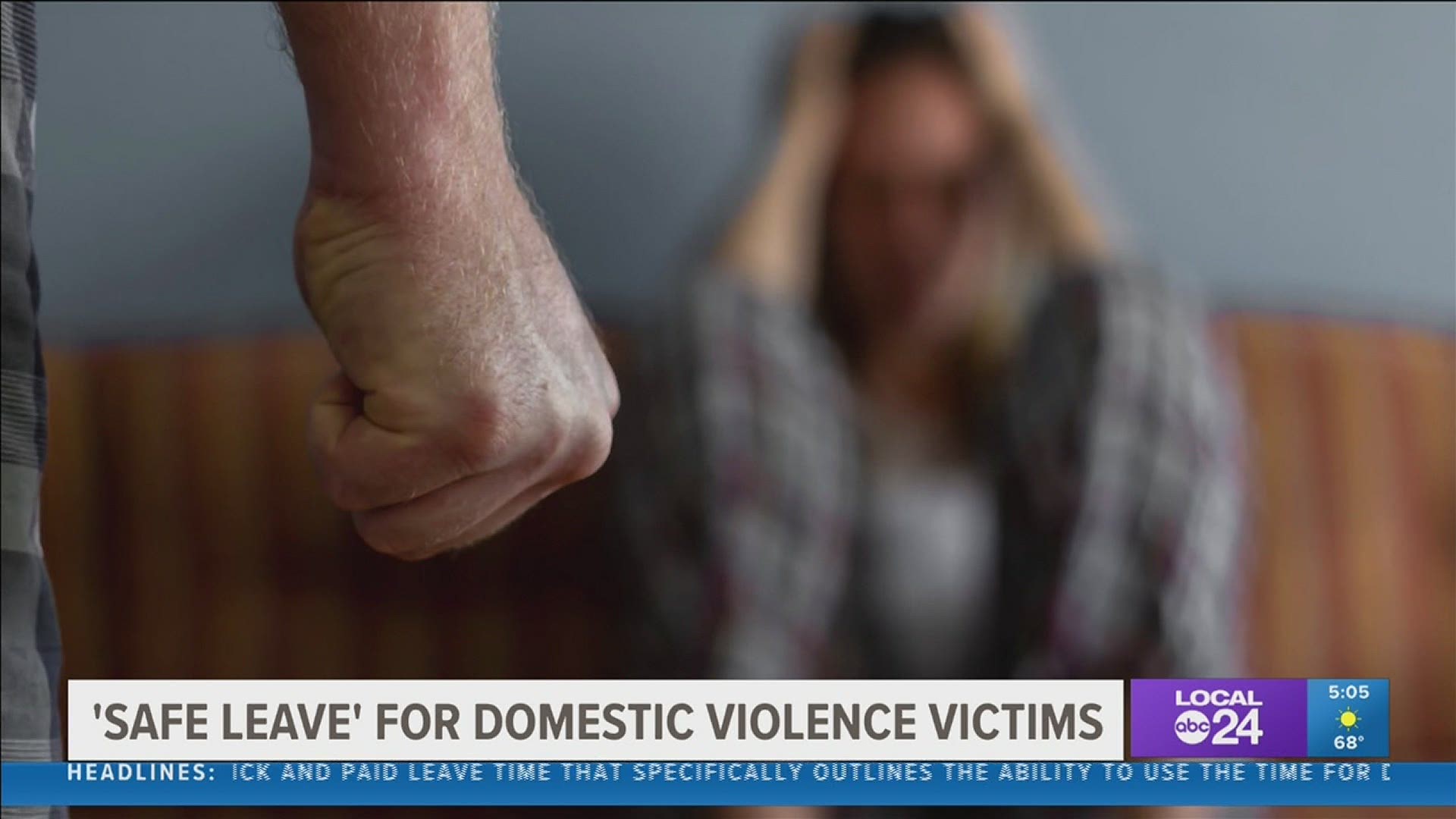 Mayor Lee Harris is advocating for a policy change to the county's sick leave policy that would make it easier for domestic violence victims to seek help.
