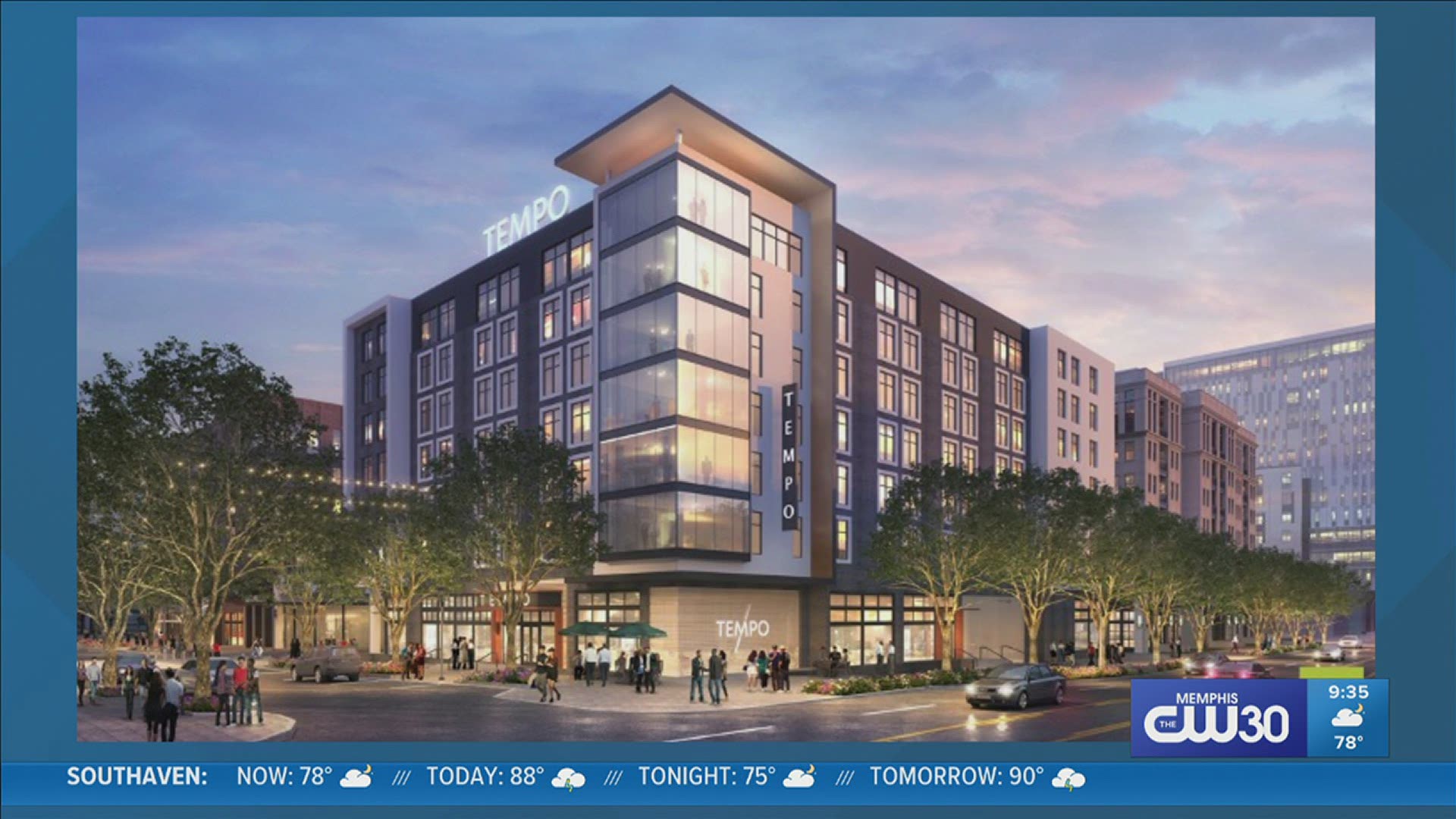 The company said Tempo by Hilton and Embassy Suites by Hilton will open at The Walk on Union in 2023 in downtown Memphis.