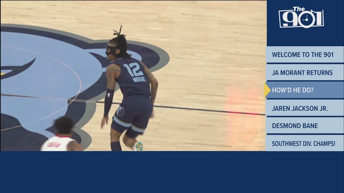 Ja Morant drops 17 points from the bench in his return to action | The 901