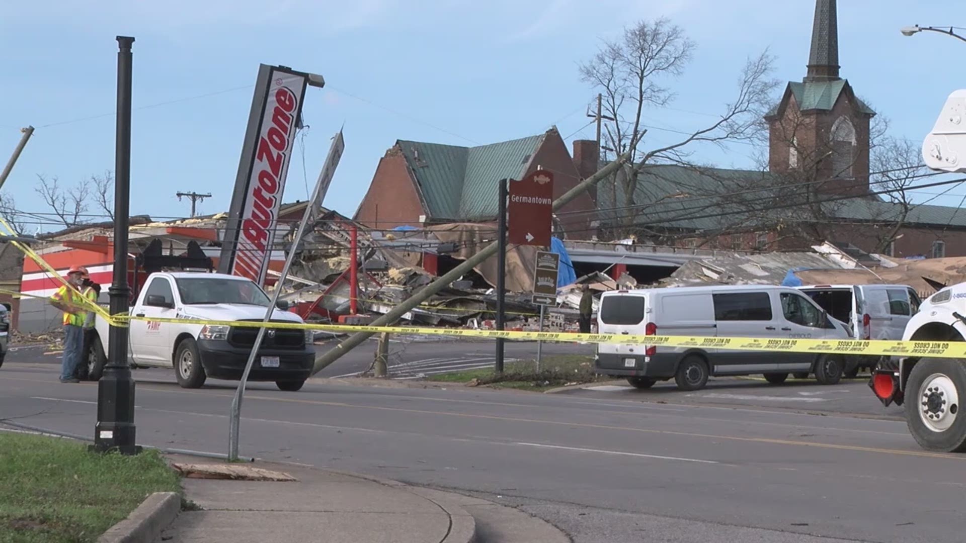 At least 25 people were killed when tornadoes struck parts of Nashville and Middle Tennessee Tuesday morning.