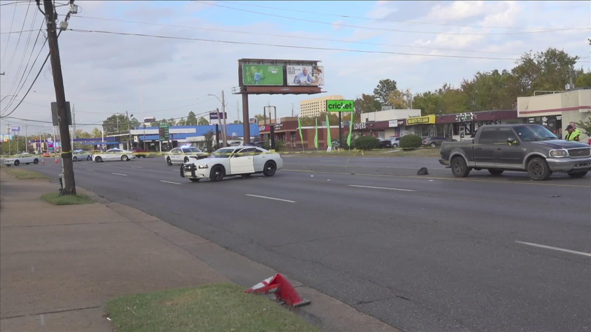 MPD said they responded to a pedestrian-involved crash in the 2800 block of S. Perkins around 2 p.m. Friday, Oct. 27, 2023.