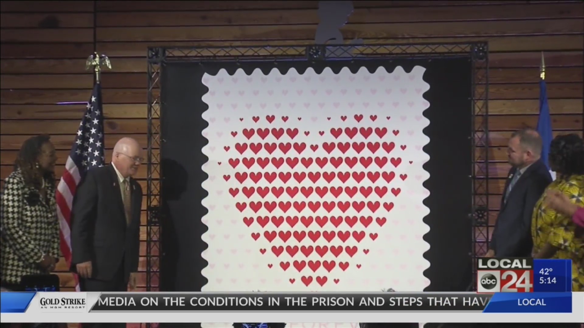 “Love” these stamps USPS unveils “Made of Hearts” stamp at St. Jude