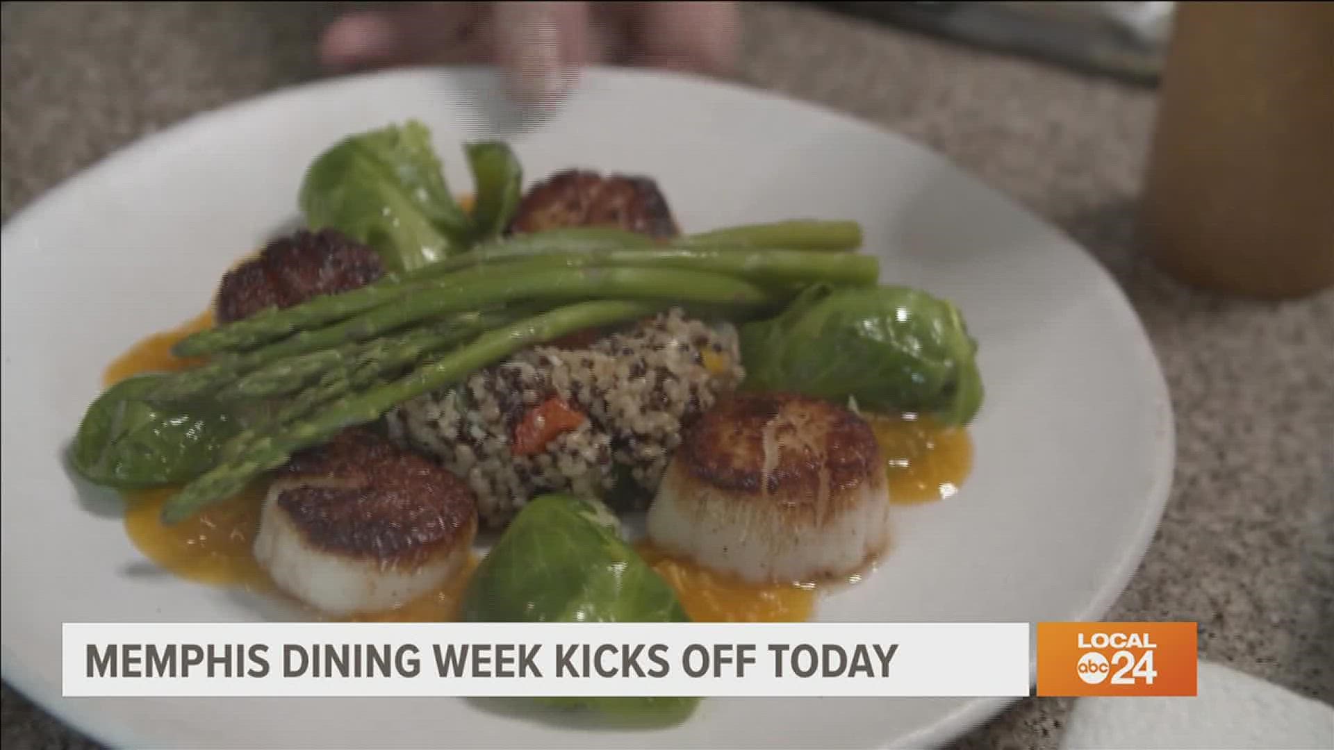 The inaugural Memphis Dining Week runs 8/17 to 8/22 and features 13 restaurants