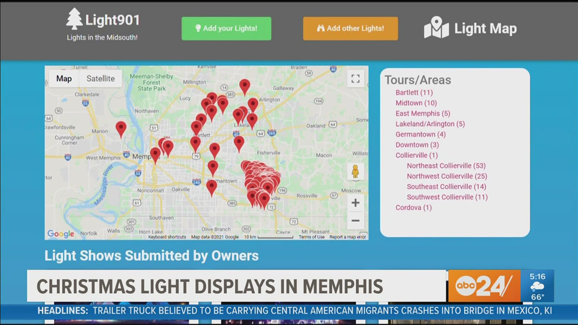 Lindsey Rinaldi created the Memphis Christmas Lights Facebook page in 2018, making it easier for people to find displays.