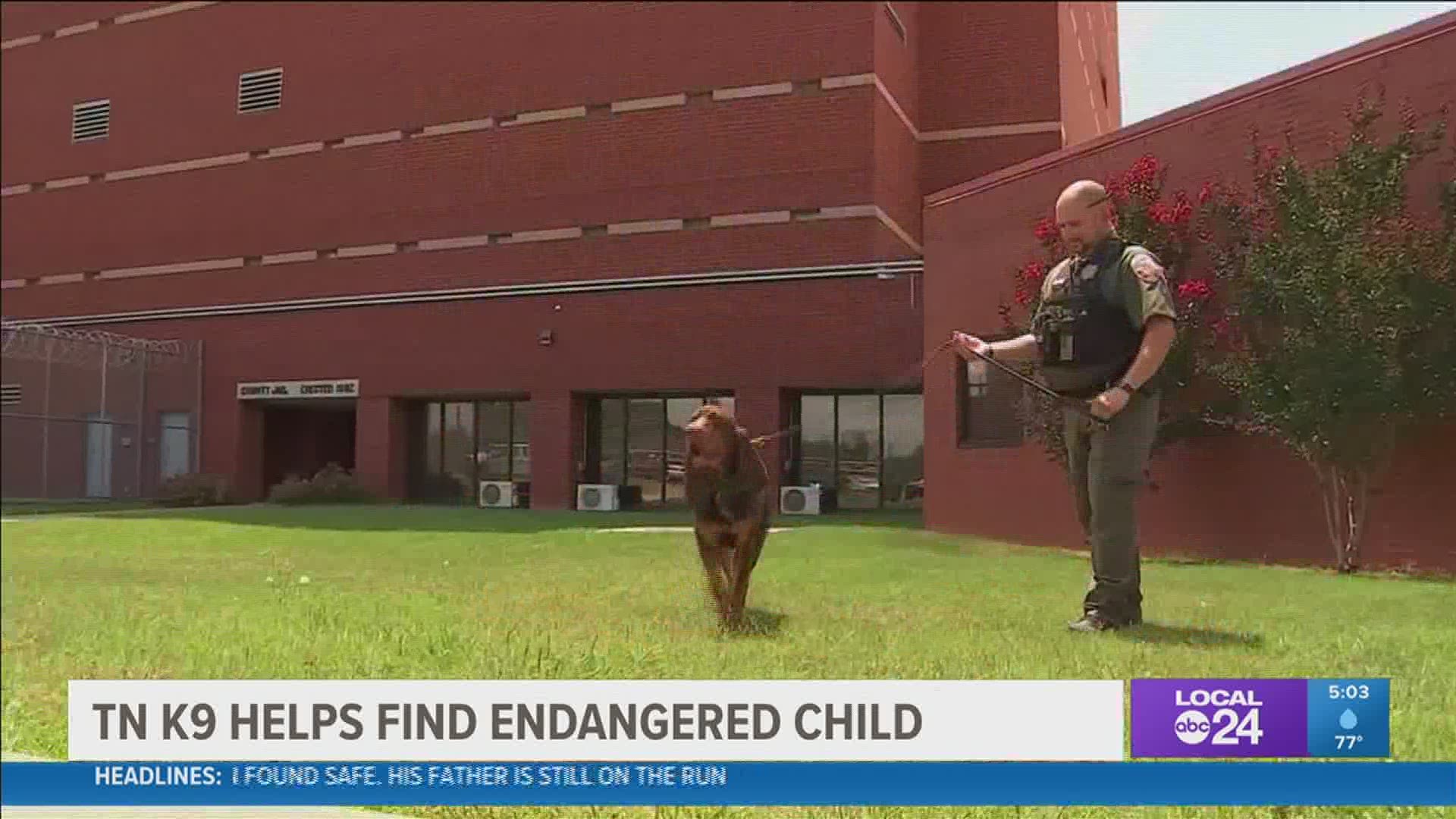 Fred, the Rutherford County Sheriff's bloodhound, found Kinzleigh Reeder on Friday, June 25. She had been missing since May 26.