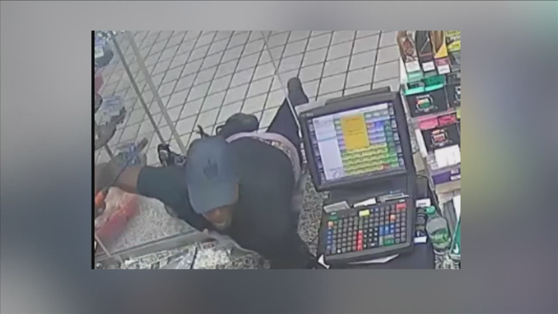 MPD officers responded to the robbery about 10 p.m. on Friday, July 14 at the BP Gas Station on South Bellevue Blvd. They said the suspect ran away with cash.