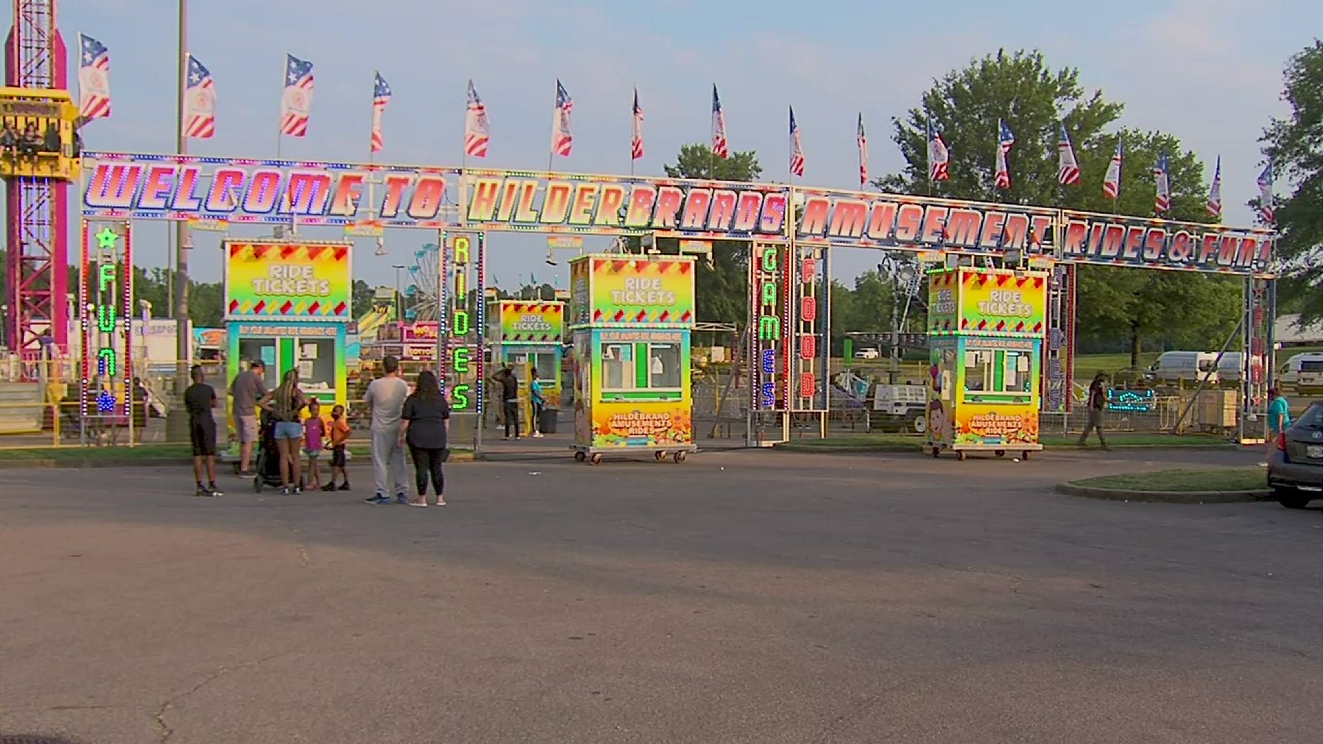 The event features carnival rides, shows, attractions, games, and --of course-- your favorite fair food menu items.