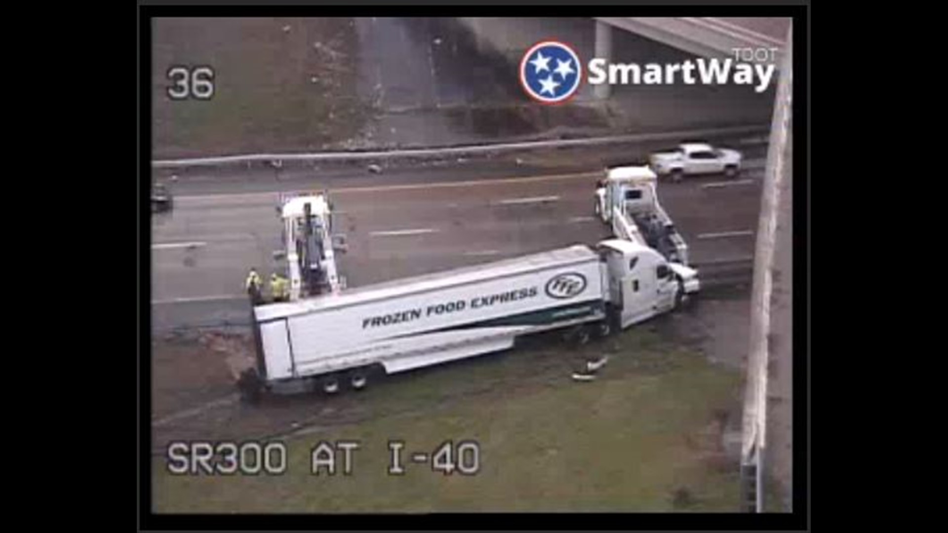 Tractor Trailer Jack Knifed On I 40 Sunday Morning Causes Traffic Delays 8365