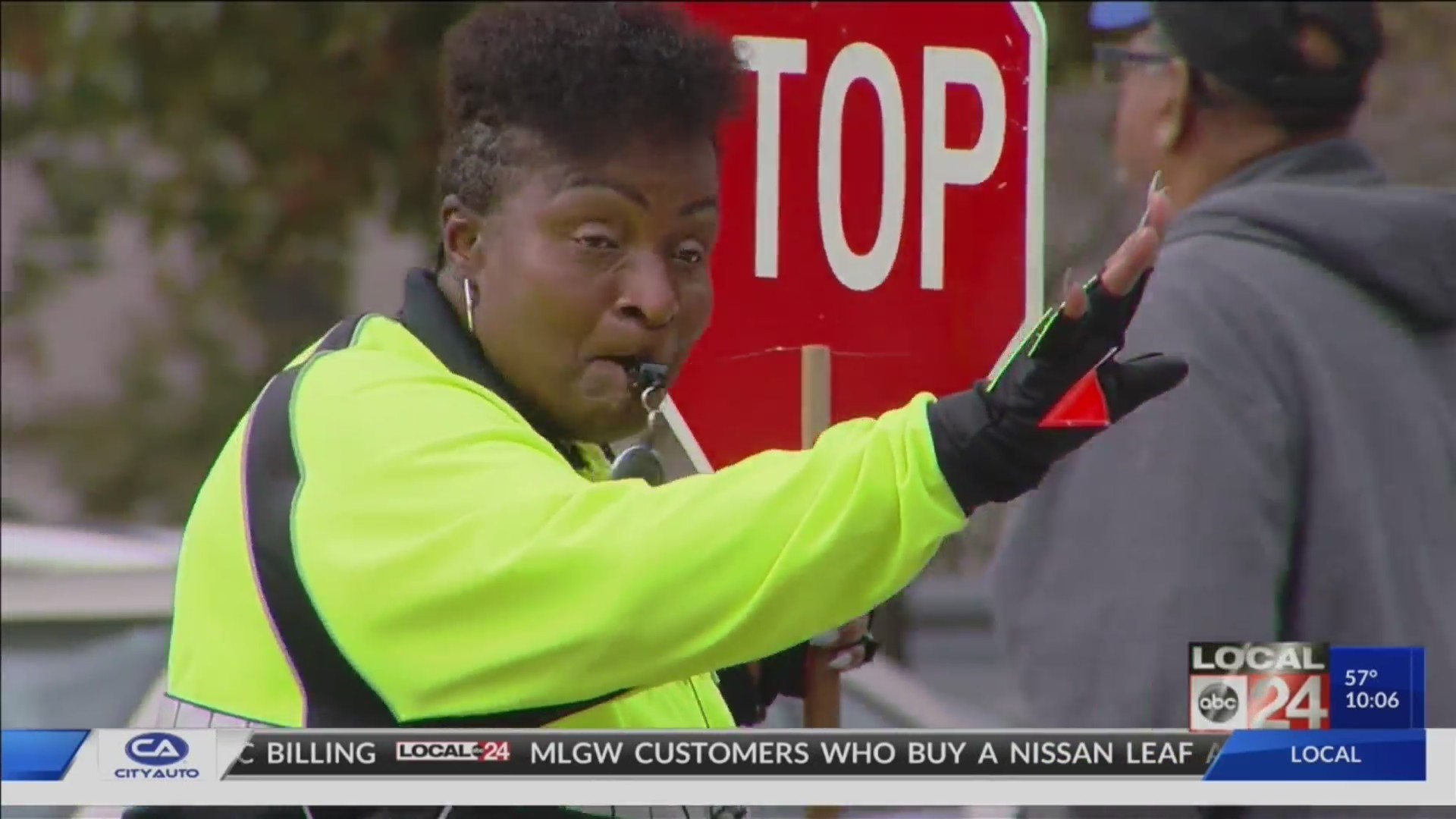 Beloved Grahamwood Elementary crossing guard is back after being hit by a car