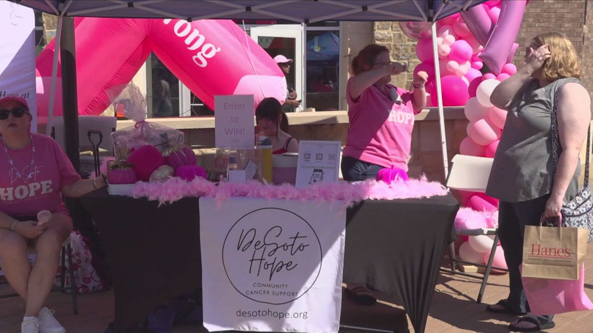 Desoto Hope, the only support group founded by cancer survivors in DeSoto County, delivers hope baskets filled with satin pillowcases and anti-nausea drops.